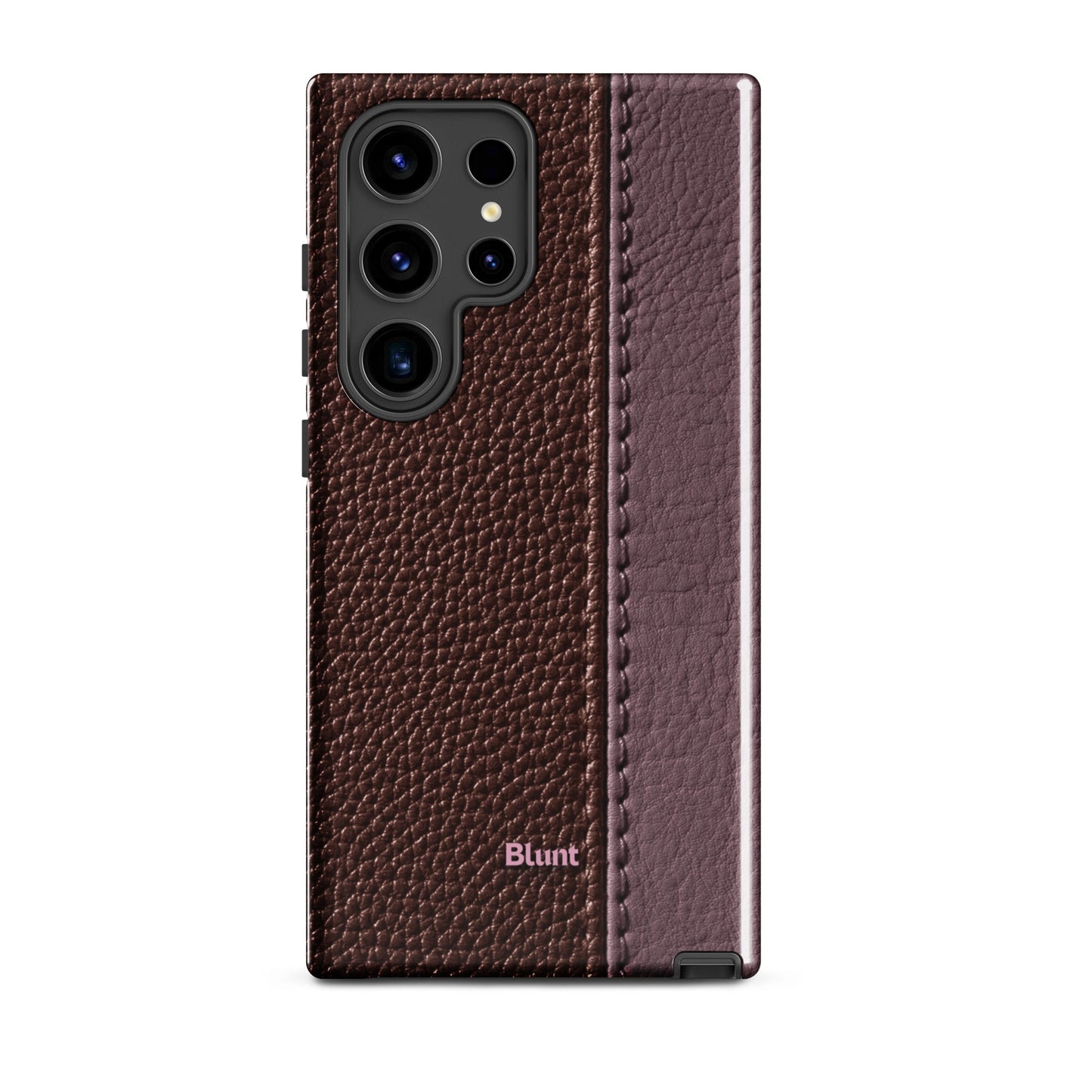 Maroon Grain Samsung Case - Blunt Cases