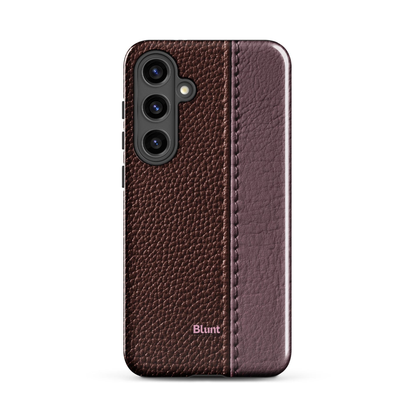 Maroon Grain Samsung Case - Blunt Cases