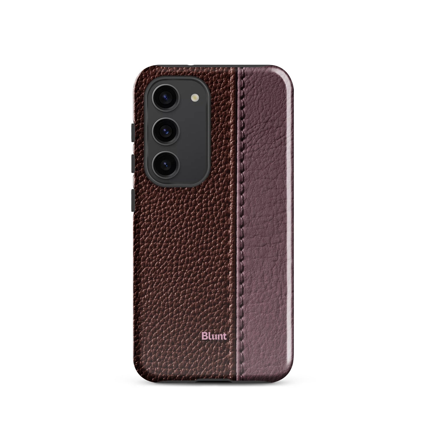 Maroon Grain Samsung Case - Blunt Cases