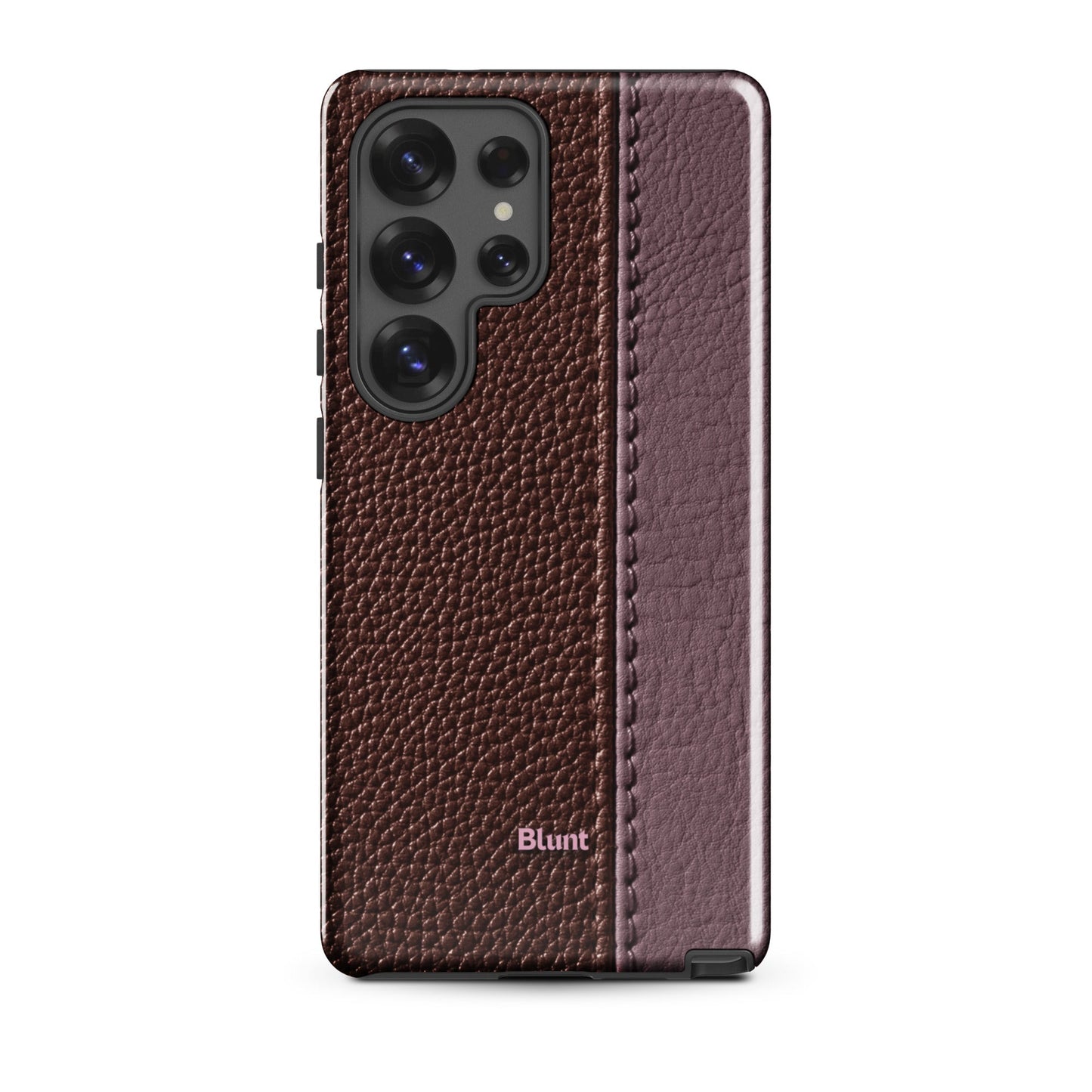 Maroon Grain Samsung Case - Blunt Cases