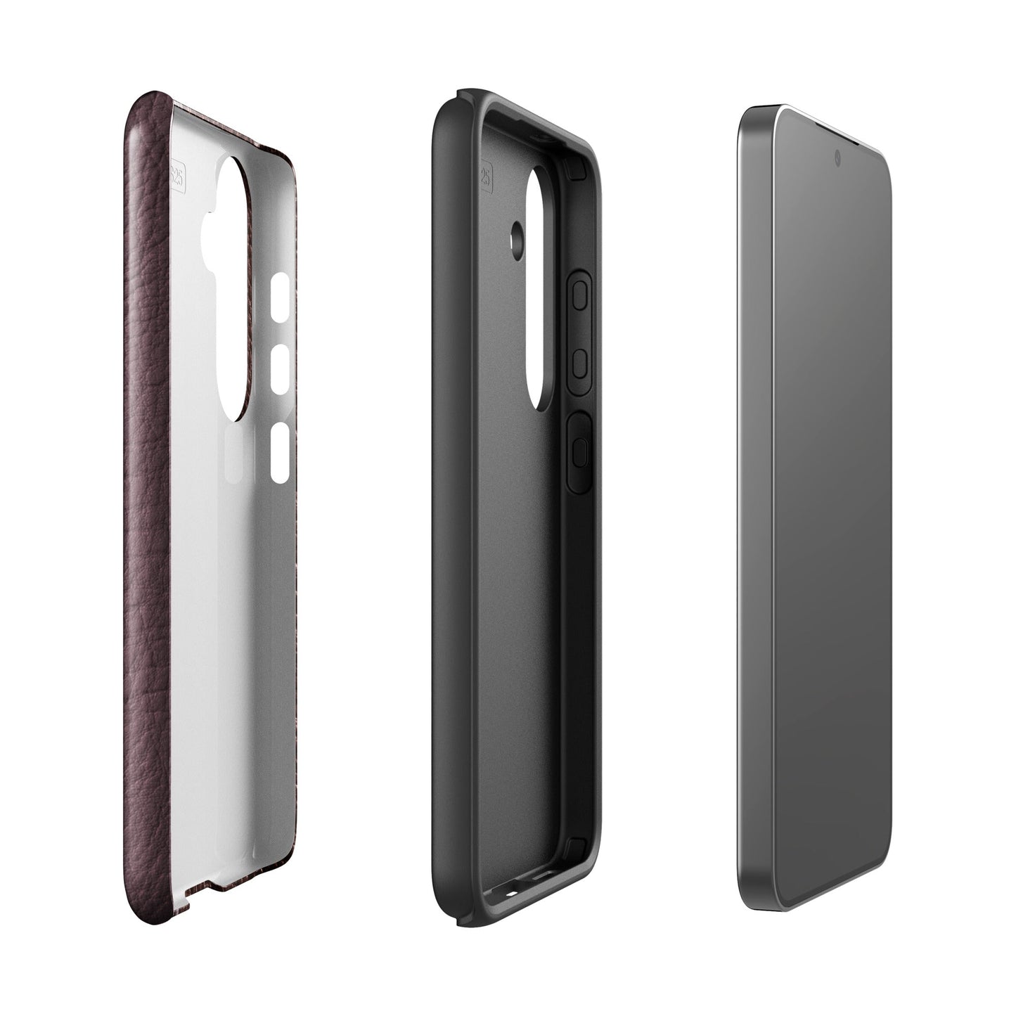 Maroon Grain Samsung Case - Blunt Cases