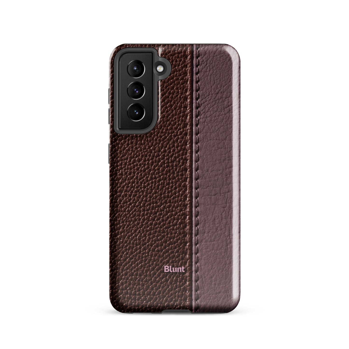 Maroon Grain Samsung Case - Blunt Cases