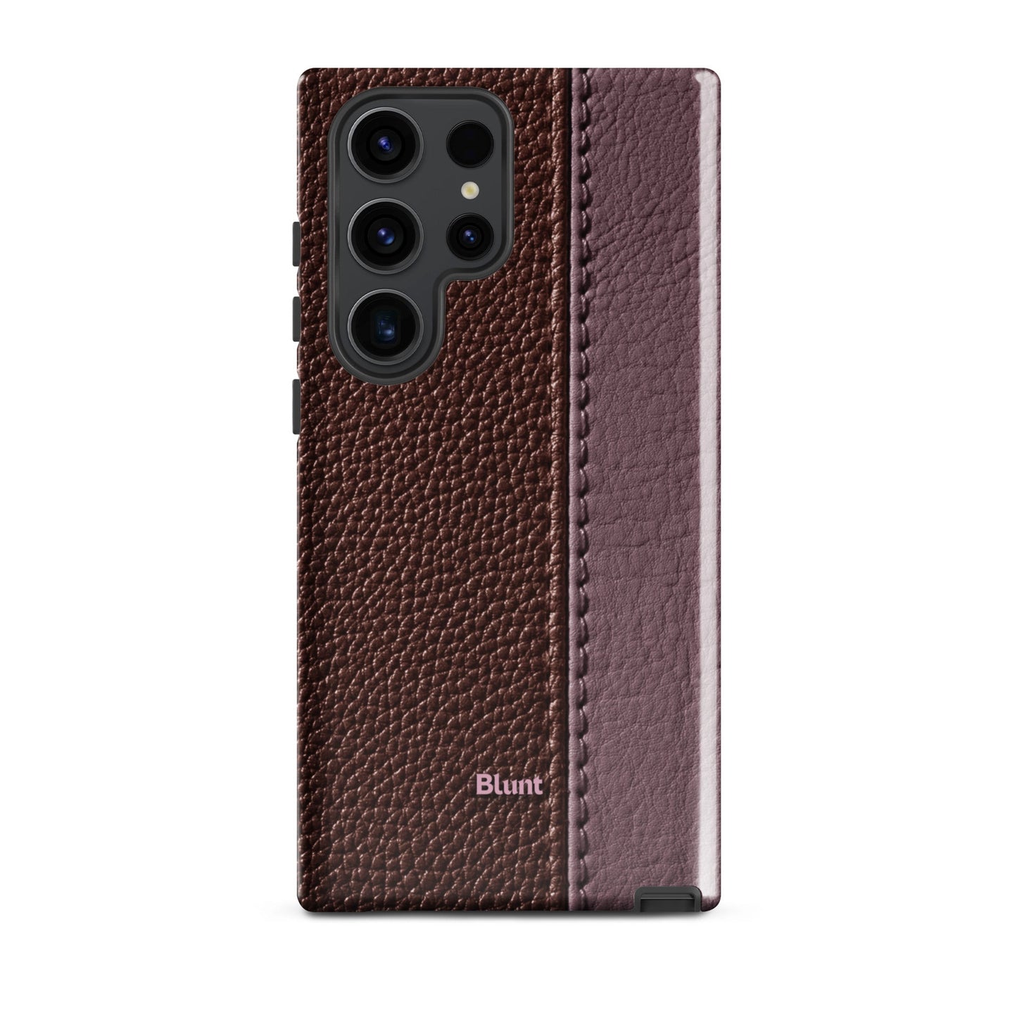 Maroon Grain Samsung Case - Blunt Cases