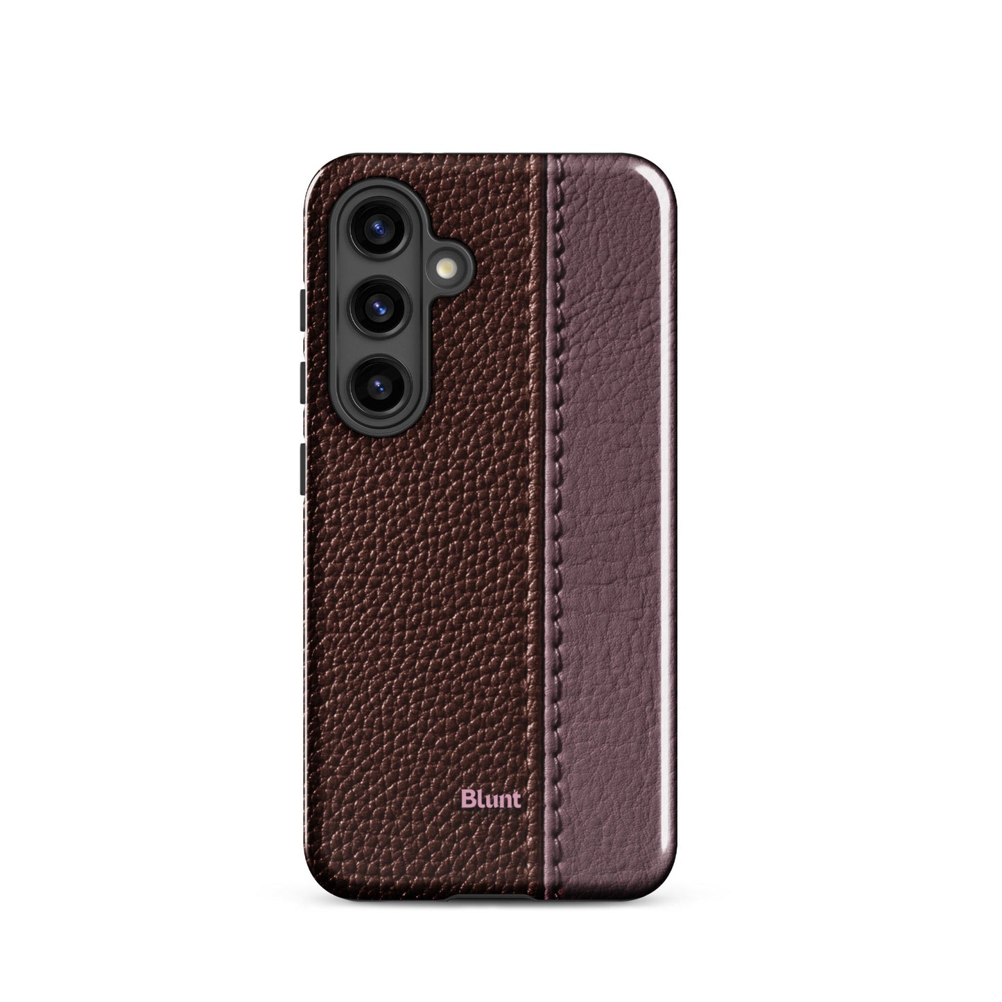 Maroon Grain Samsung Case - Blunt Cases