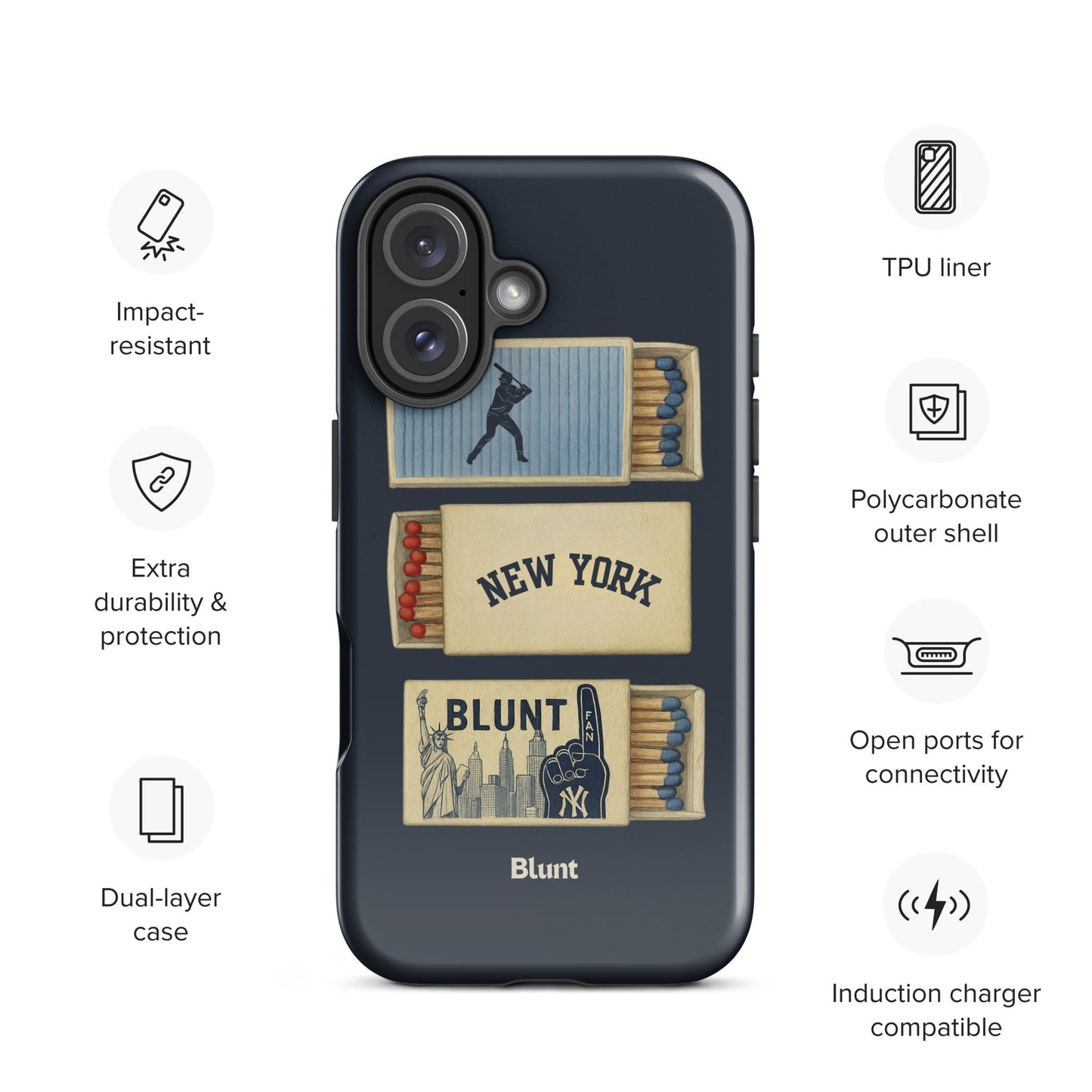 Match iPhone Case - Blunt Cases