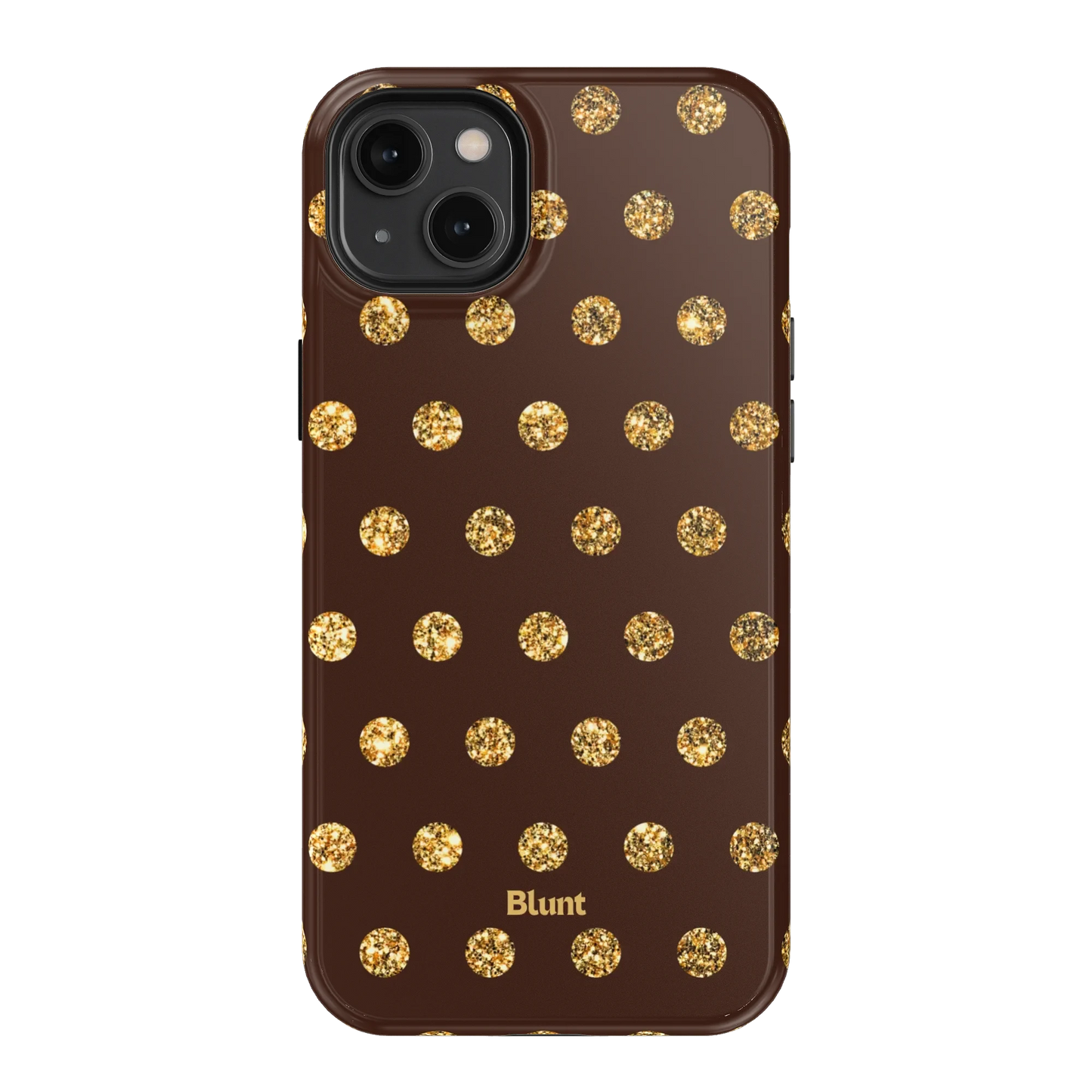 Gold Polka iPhone Case