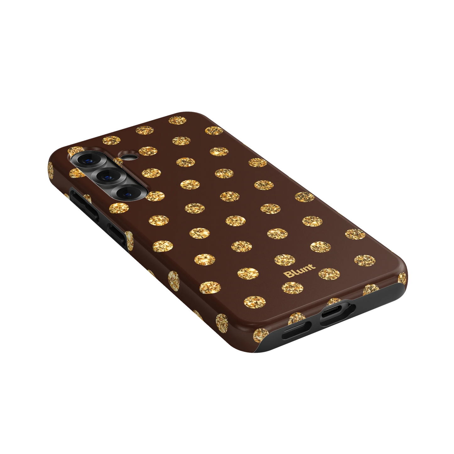 Gold Polka Samsung Case