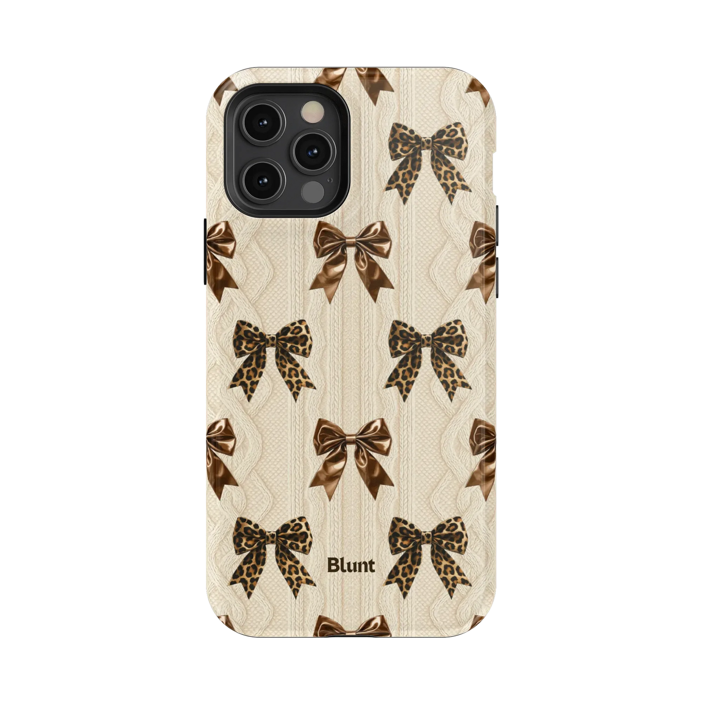 Cheetah Knit iPhone Case