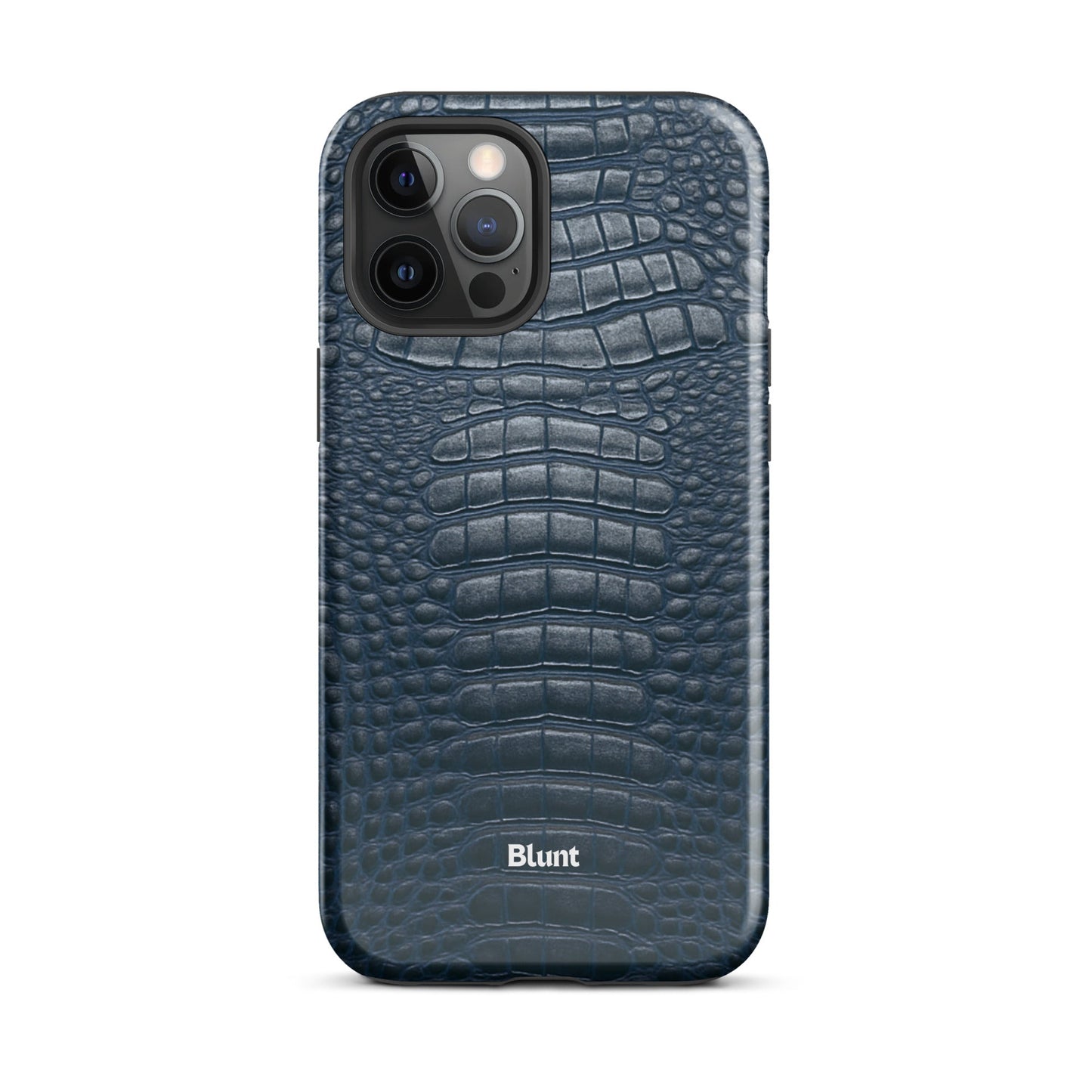 Navy Croc iPhone Case - Blunt Cases