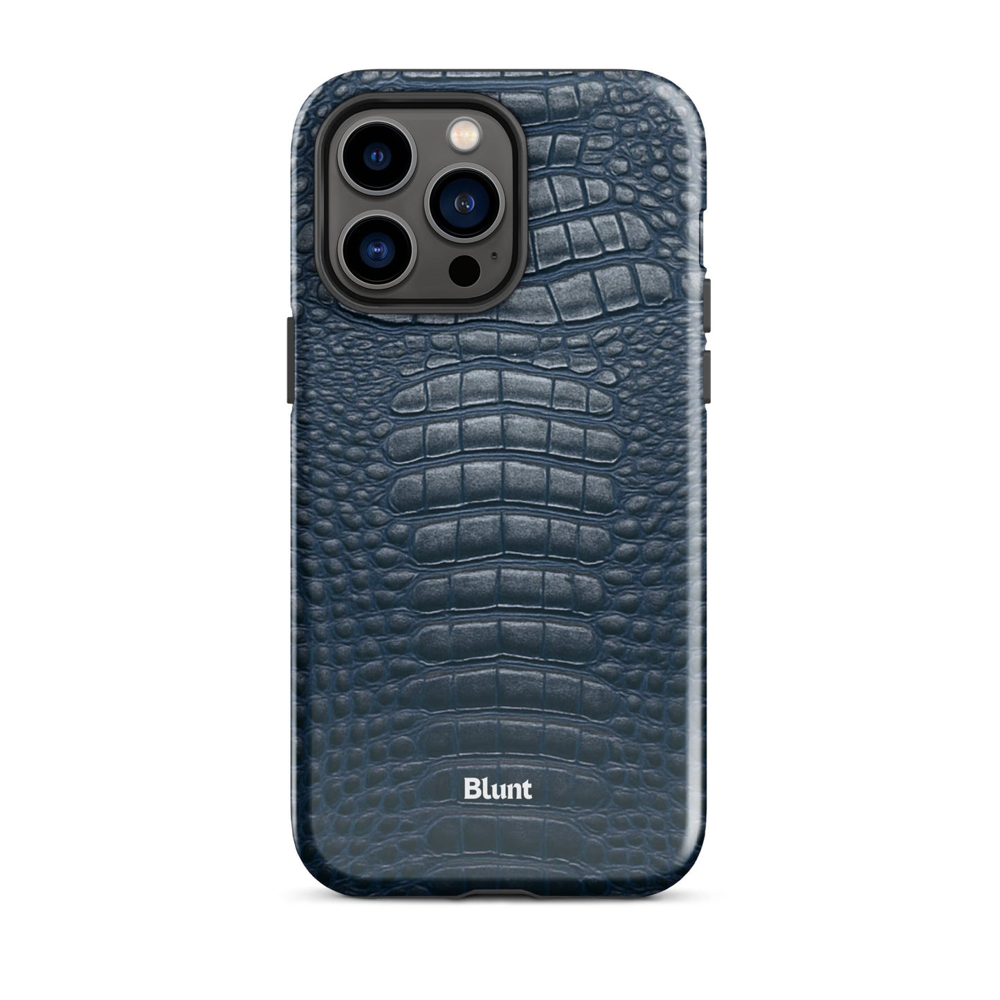 Navy Croc iPhone Case - Blunt Cases