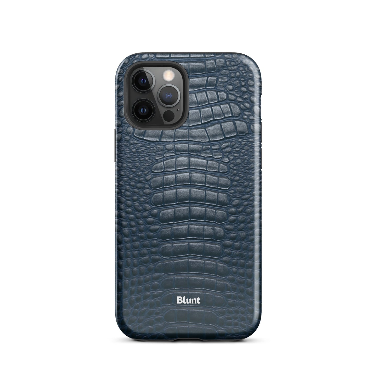 Navy Croc iPhone Case - Blunt Cases