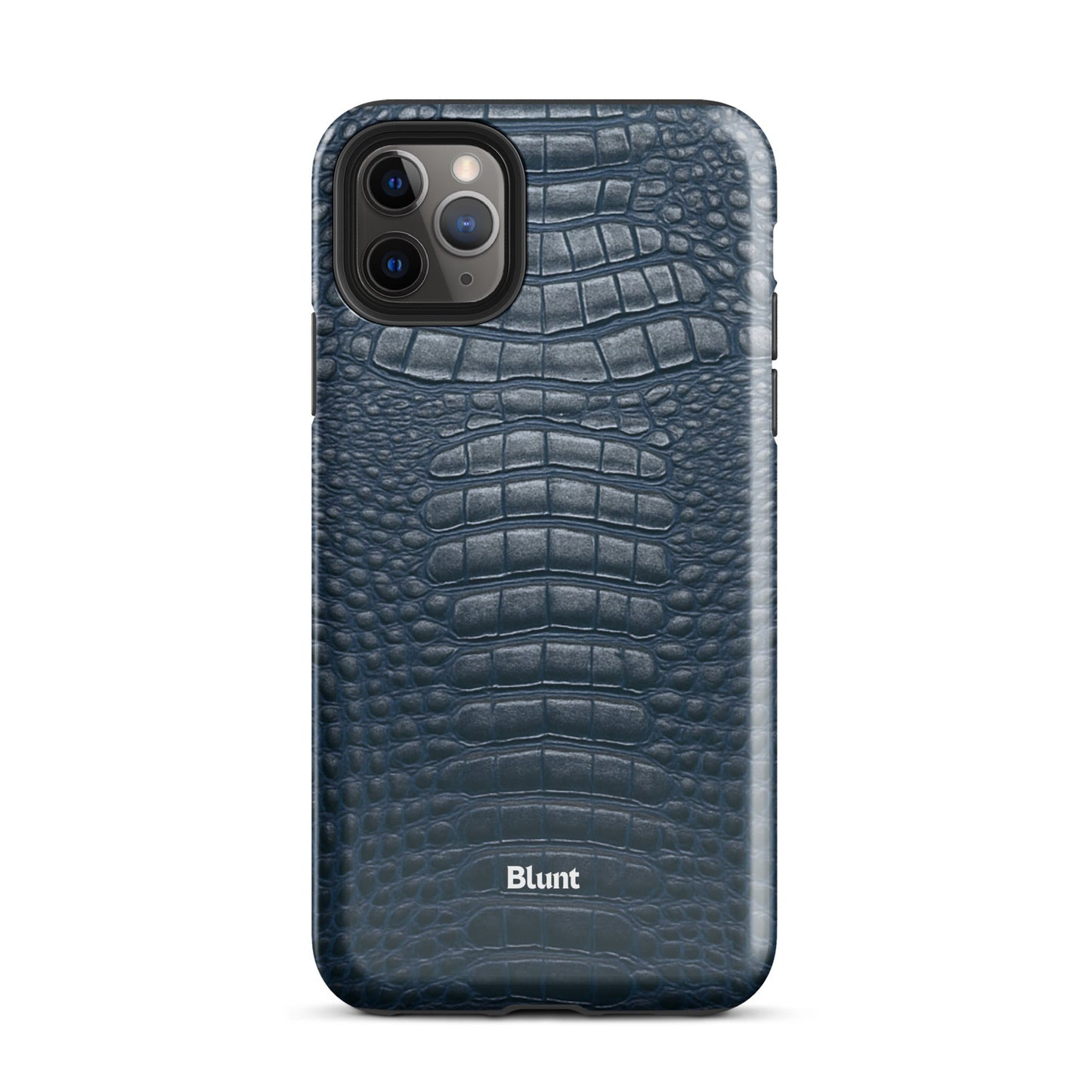 Navy Croc iPhone Case - Blunt Cases
