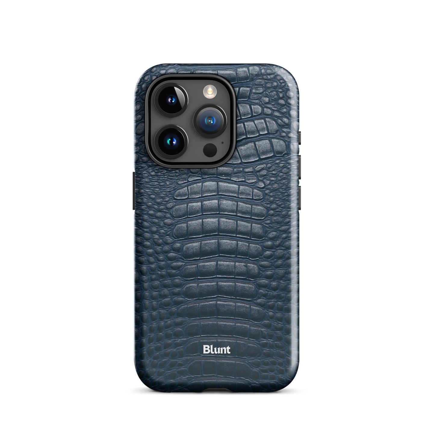 Navy Croc iPhone Case - Blunt Cases
