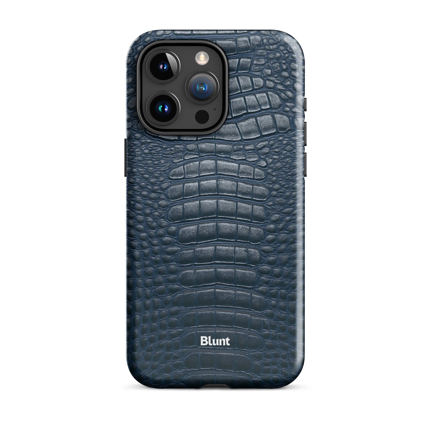Navy Croc iPhone Case - Blunt Cases