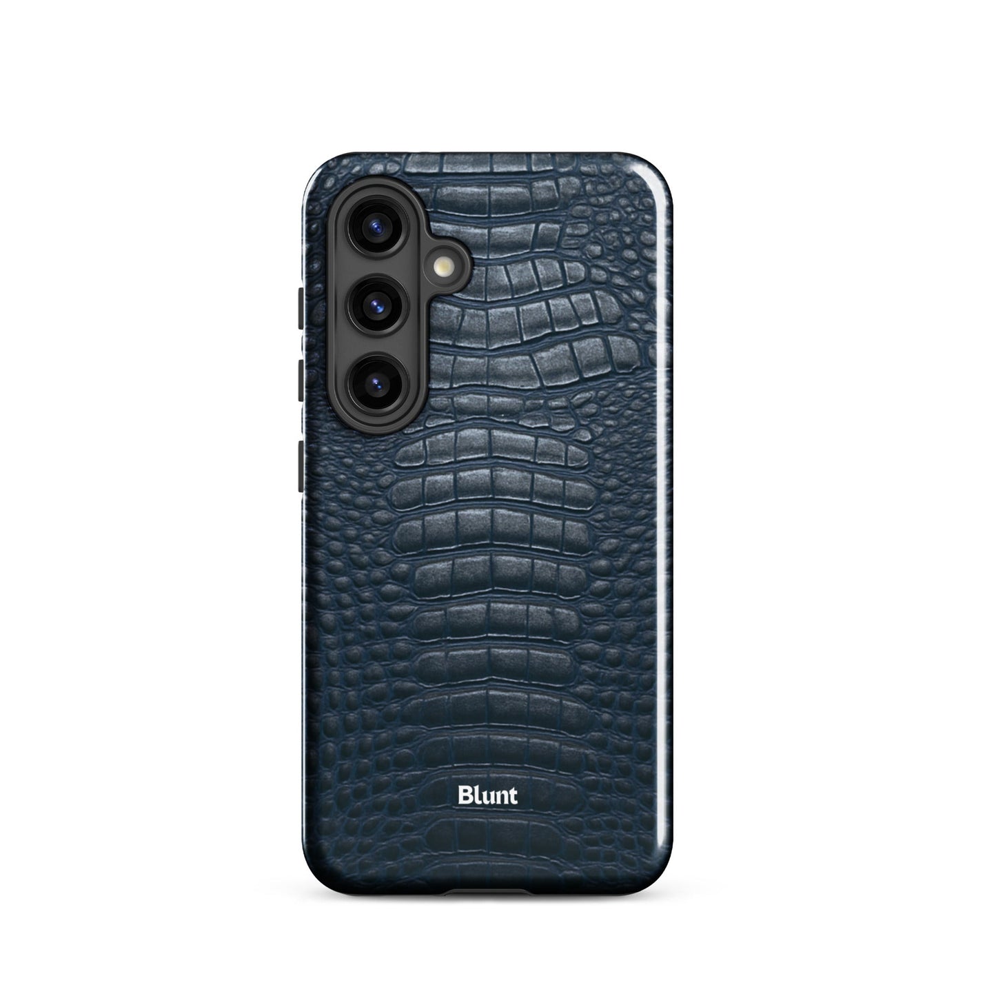 Navy Croc Samsung Case - Blunt Cases