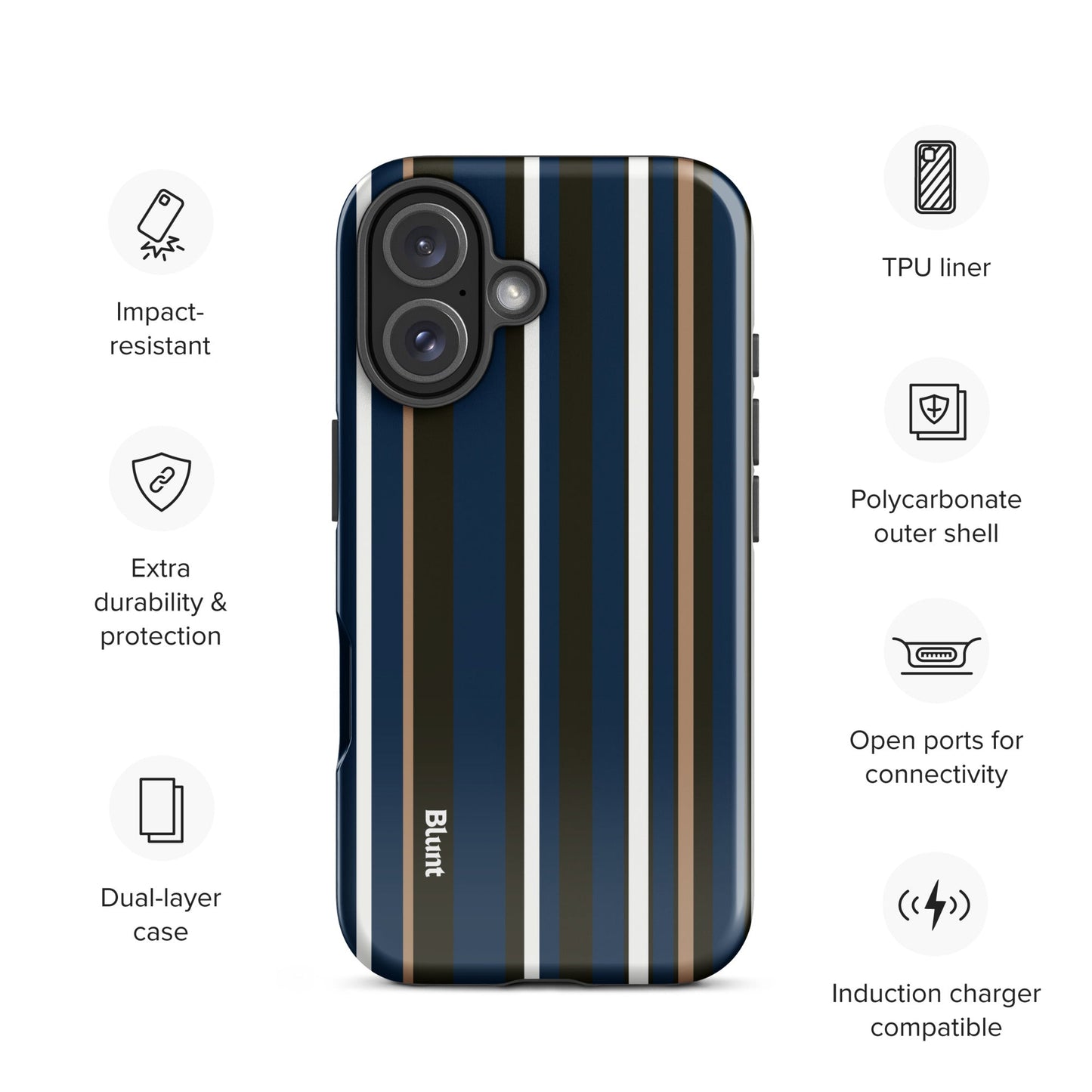 Navy League iPhone Case - Blunt Cases