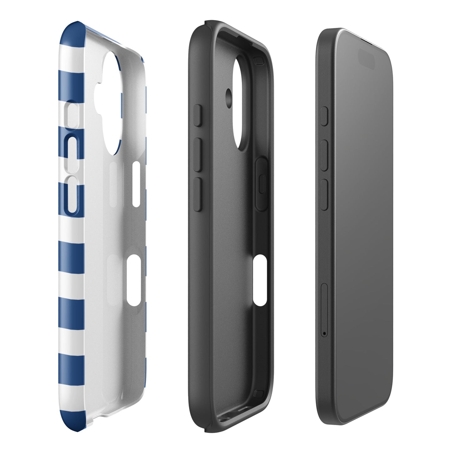 Navy Stripe iPhone Case - Blunt Cases