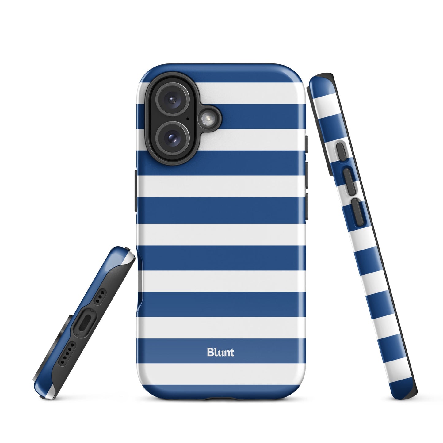 Navy Stripe iPhone Case - Blunt Cases