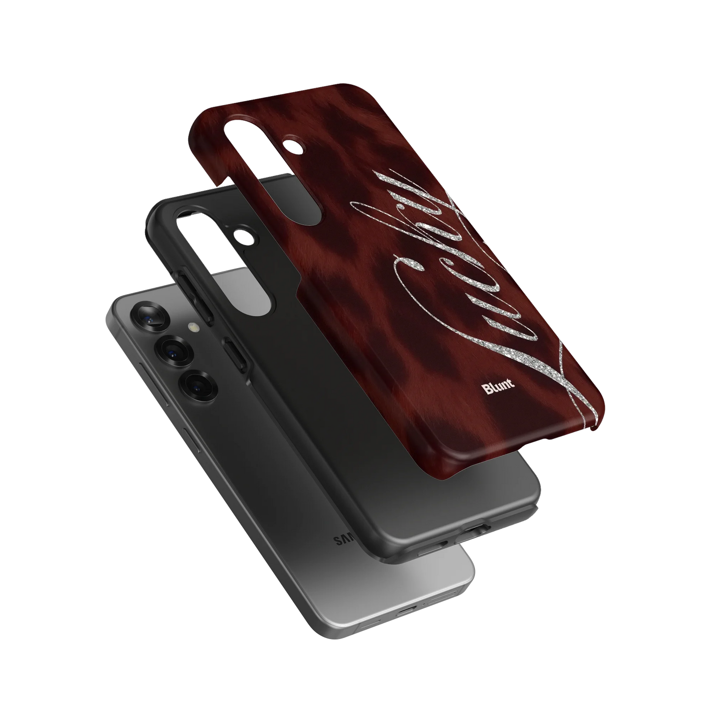 Brown Cheetah Lucky Samsung Case