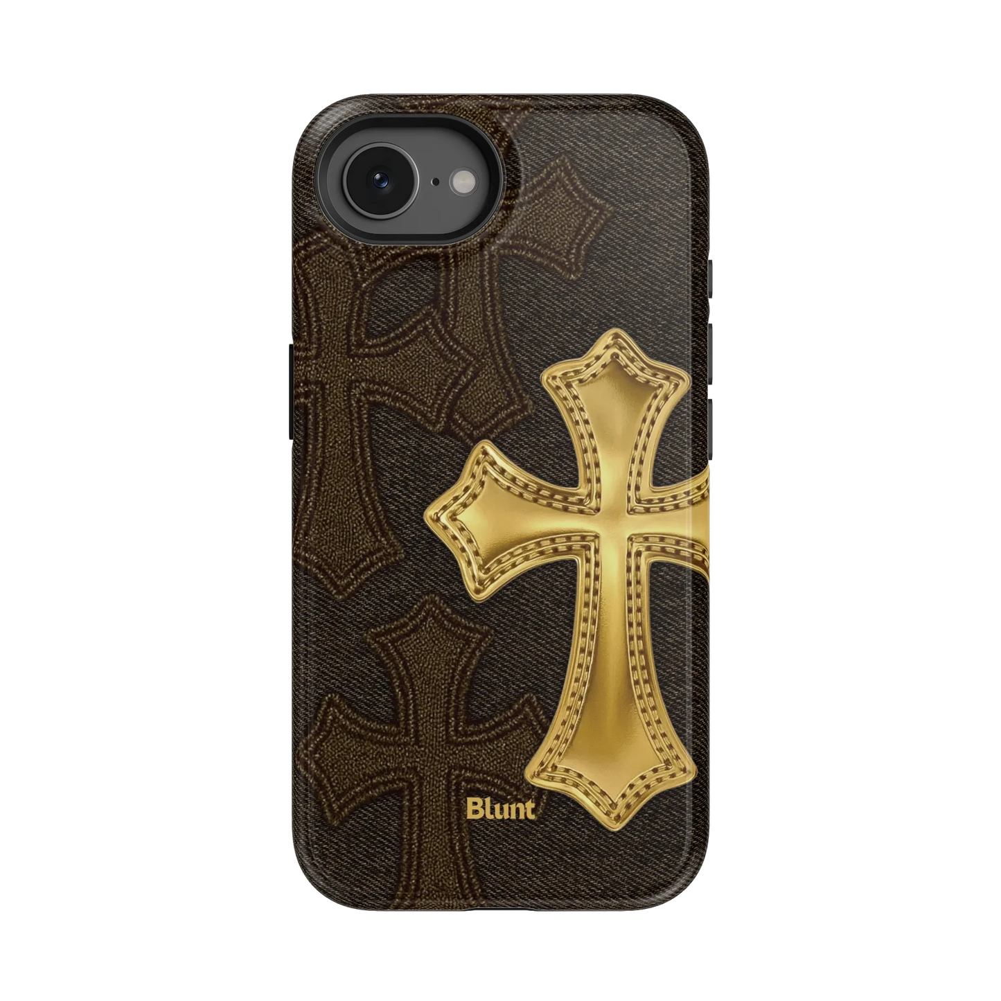 Gold Cross iPhone Case