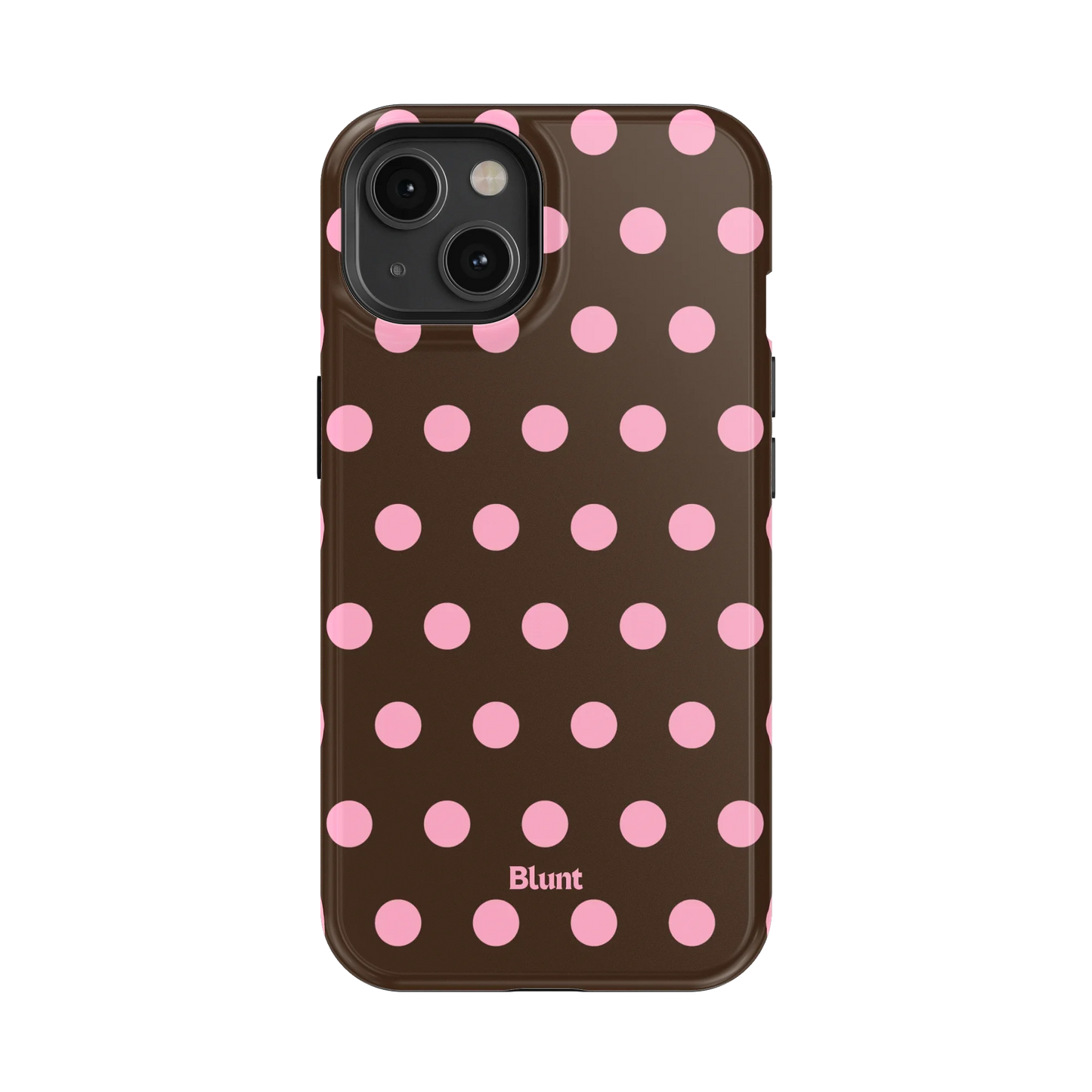 Chocolate Polka iPhone Case