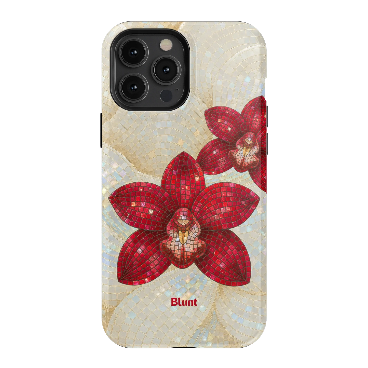 Crimson Orchid iPhone Case