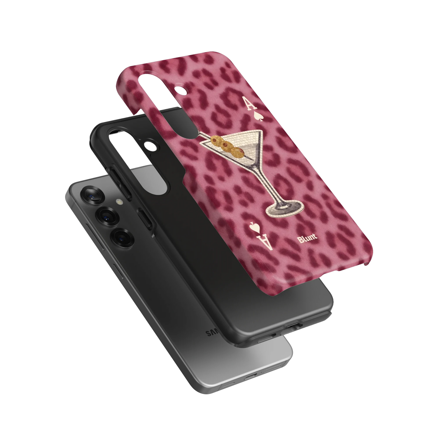 Pink Cheetah Dirty Martini Samsung Case