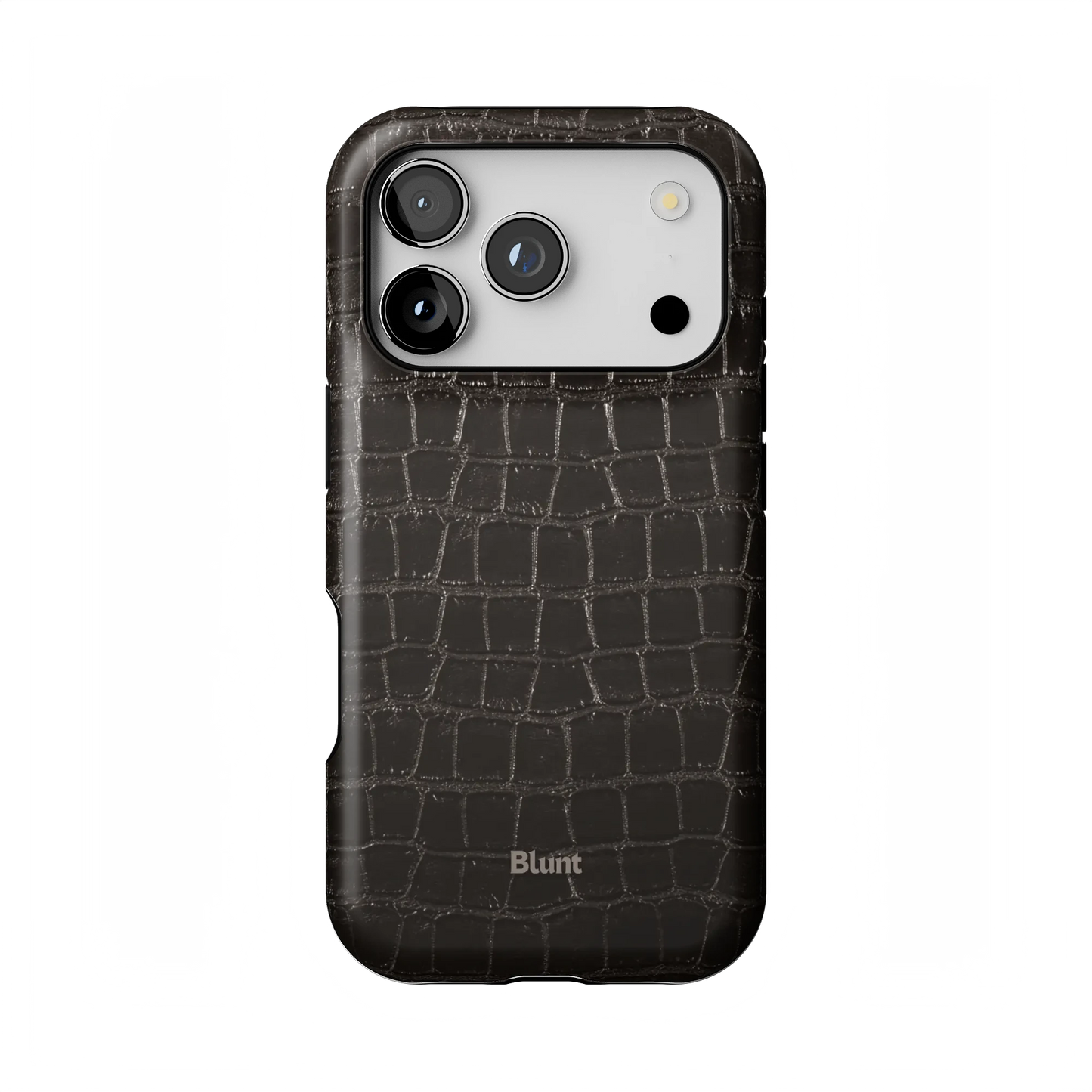 Onyx Croc iPhone Case
