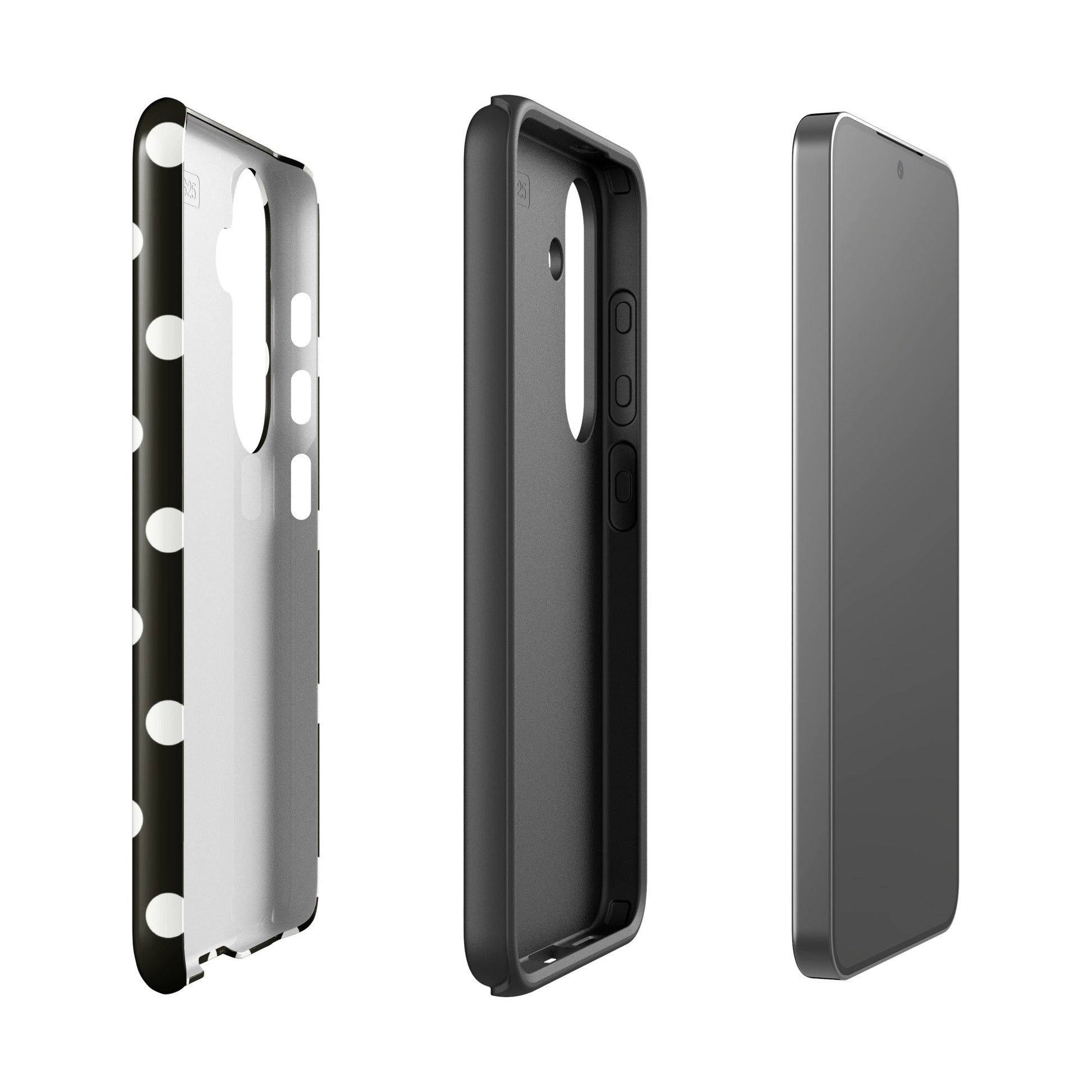 Noir Polka Samsung Case - Blunt Cases