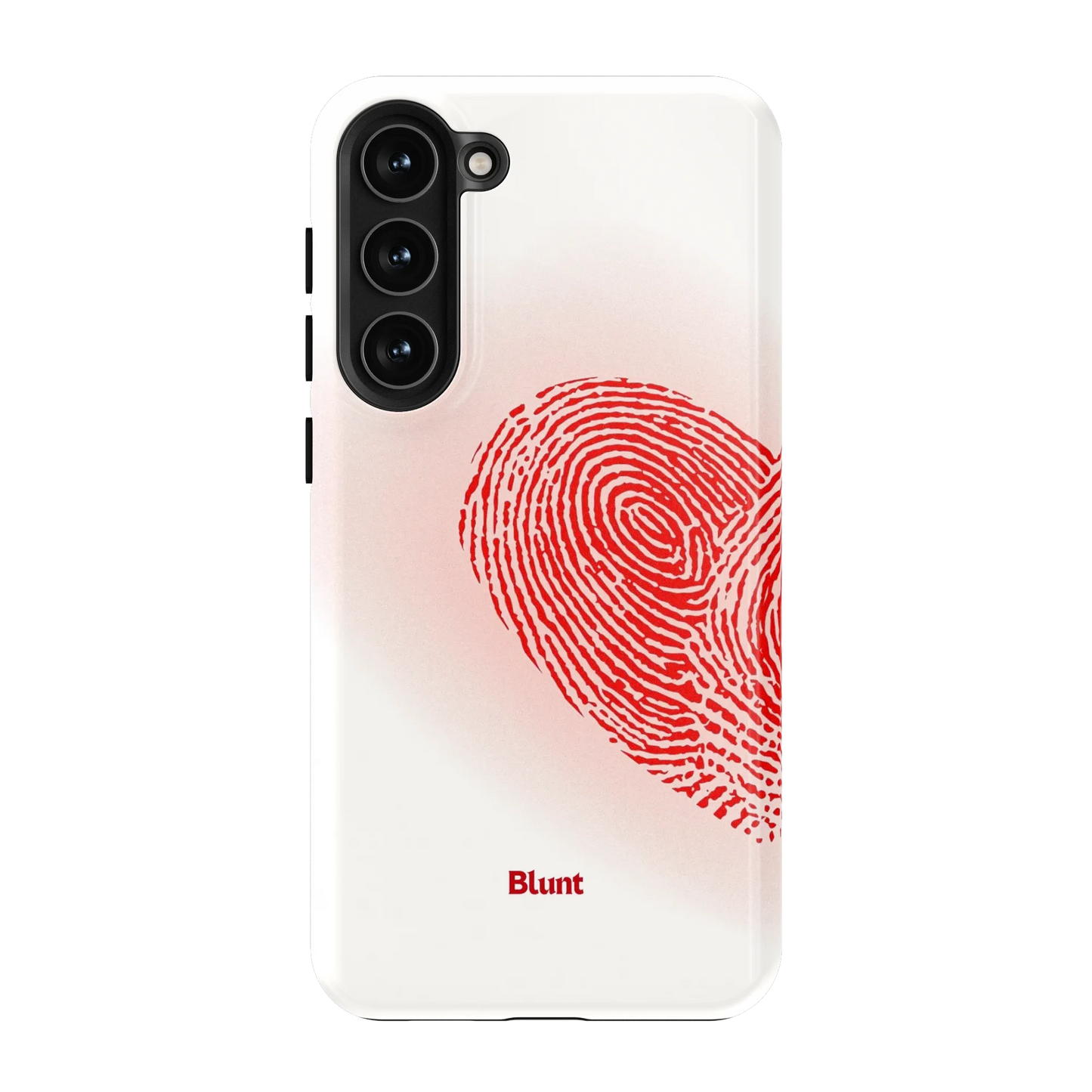 Heart Print White Samsung Case
