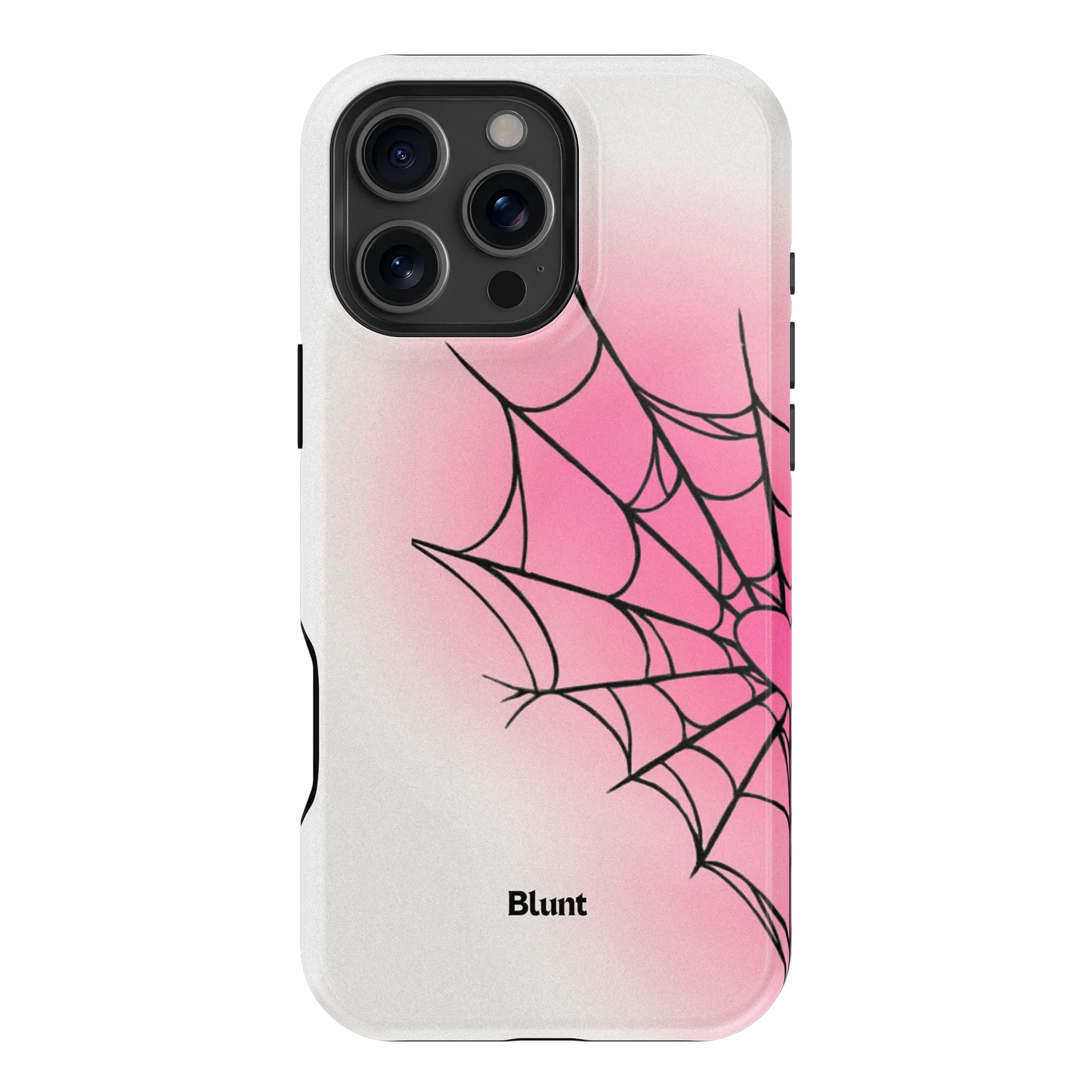 White Pink Web iPhone Case