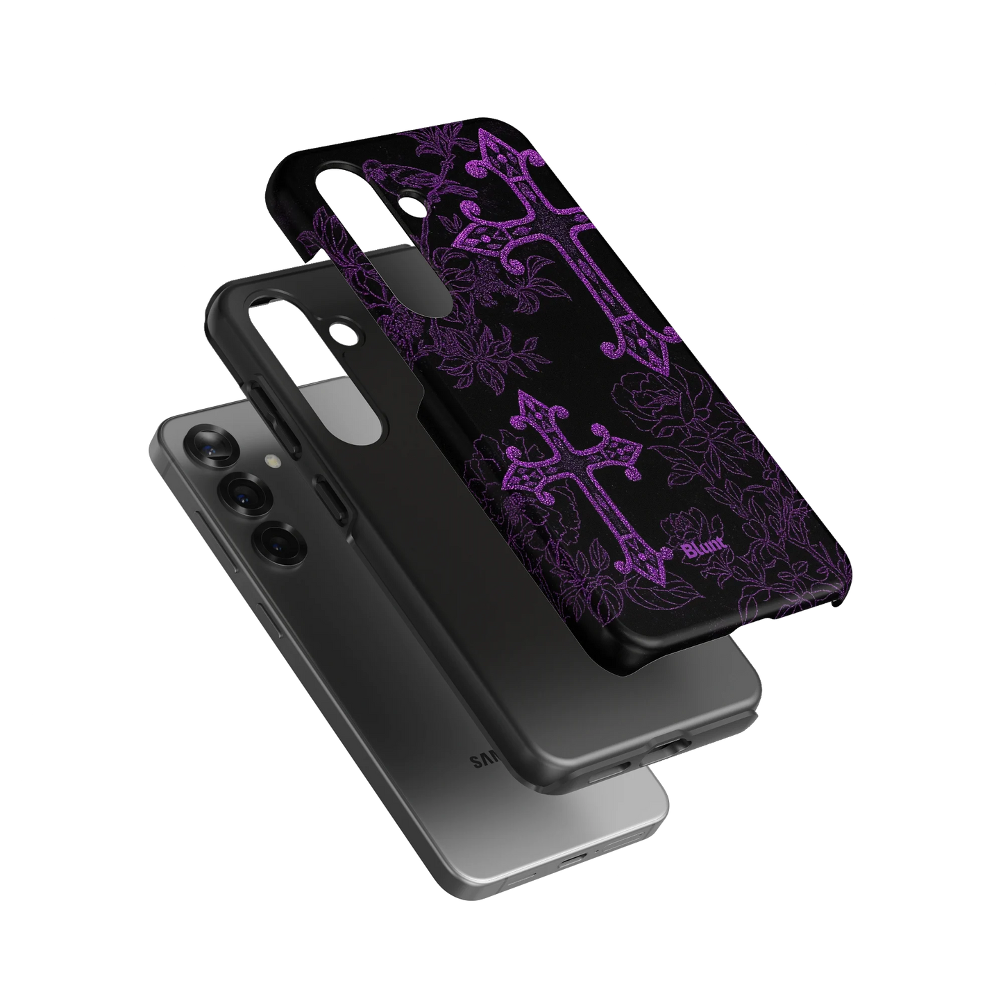 Purple Cross Samsung Case