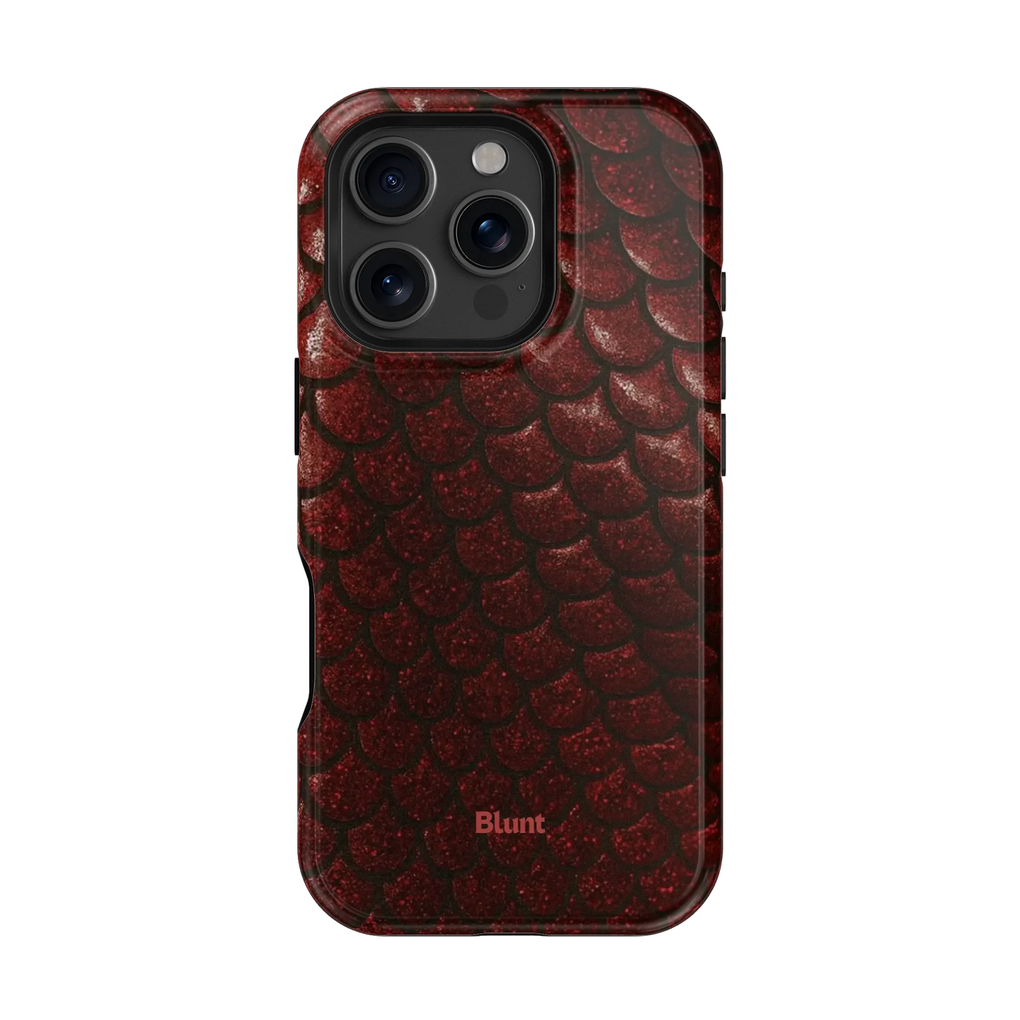 Crimson Depth iPhone Case