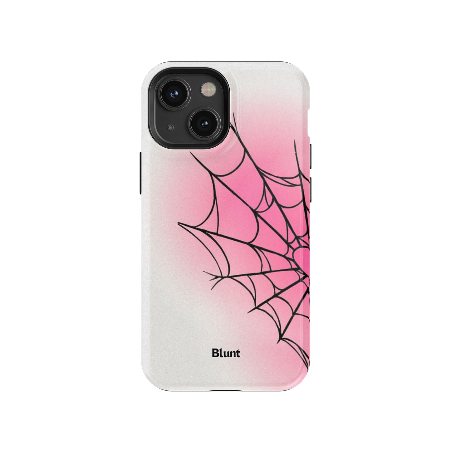 White Pink Web iPhone Case