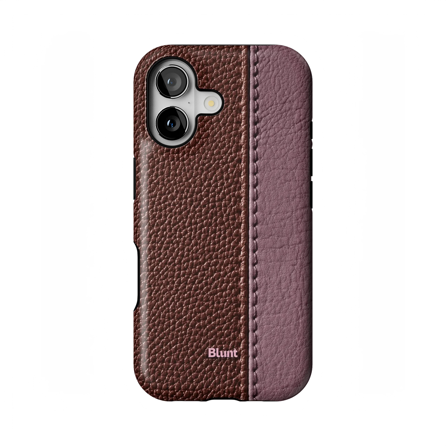 Maroon Grain iPhone Case