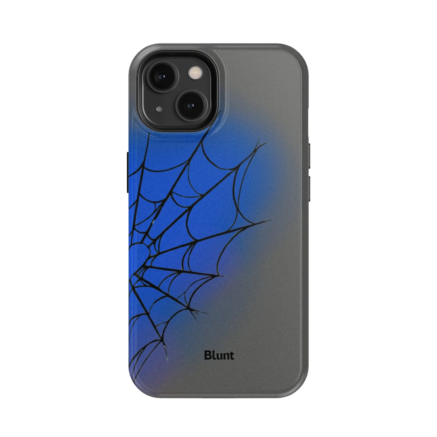Grey Blue Web iPhone Case