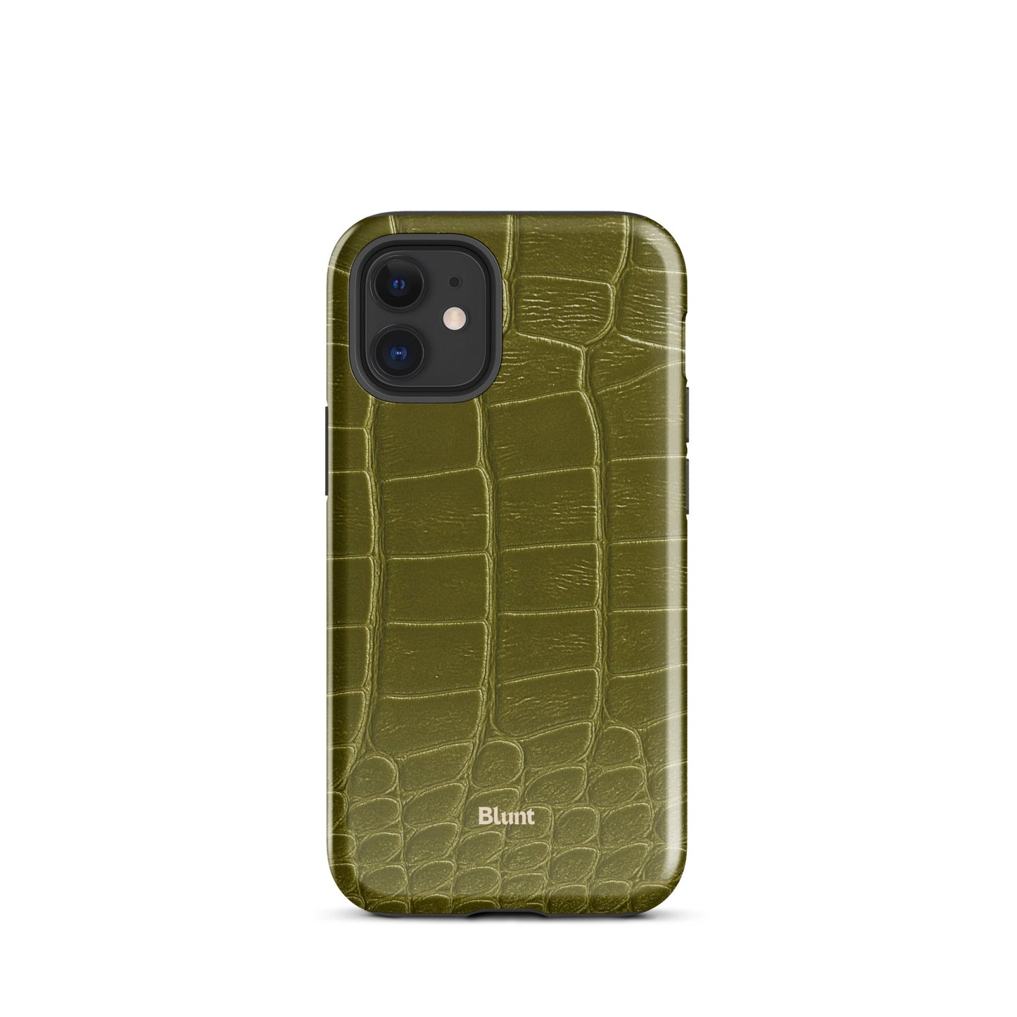 Olive Croc iPhone Case - Blunt Cases
