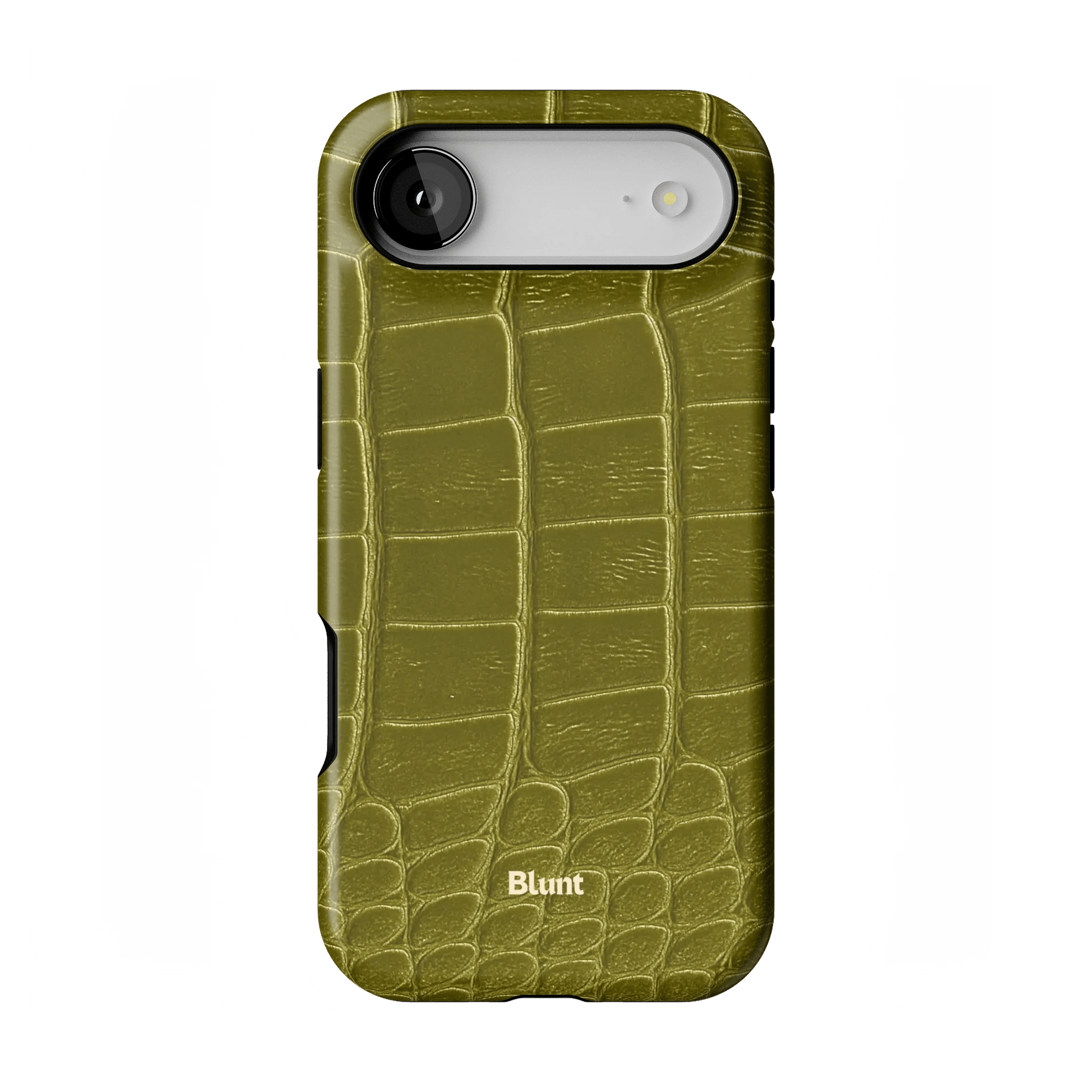 Olive Croc iPhone Case - Blunt Cases