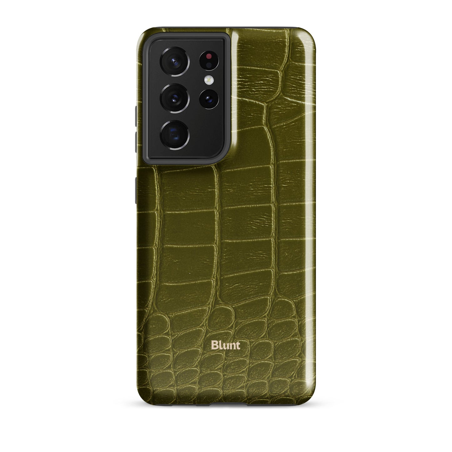 Olive Croc Samsung Case - Blunt Cases