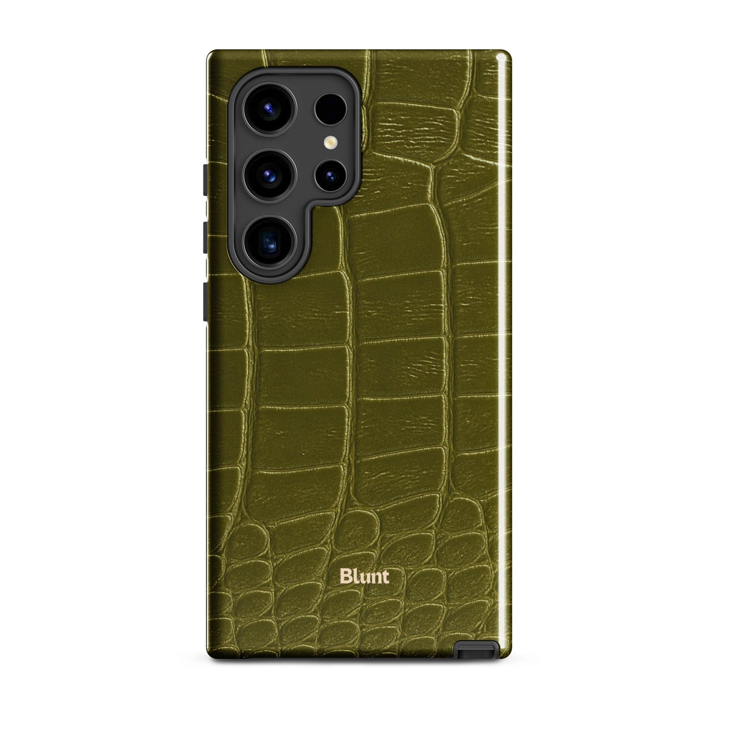 Olive Croc Samsung Case - Blunt Cases