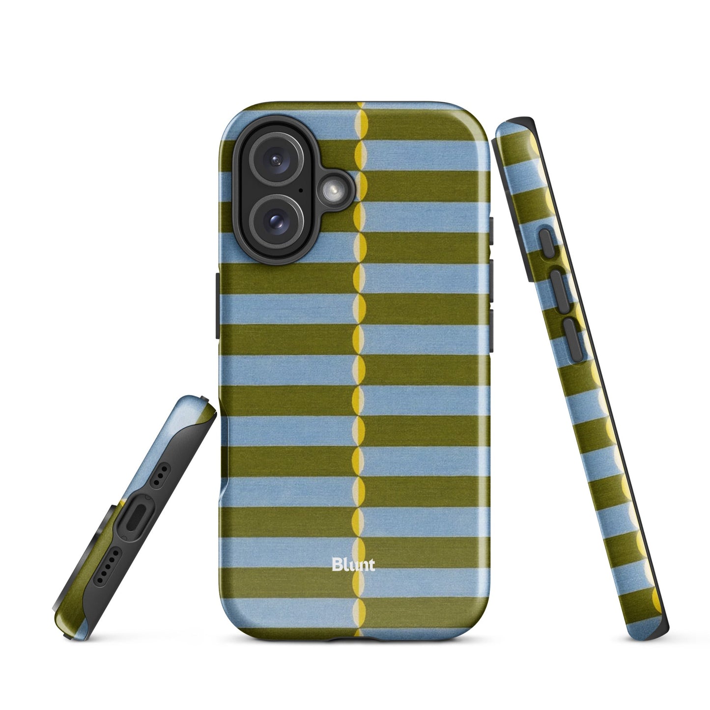 Olive Lines iPhone Case - Blunt Cases