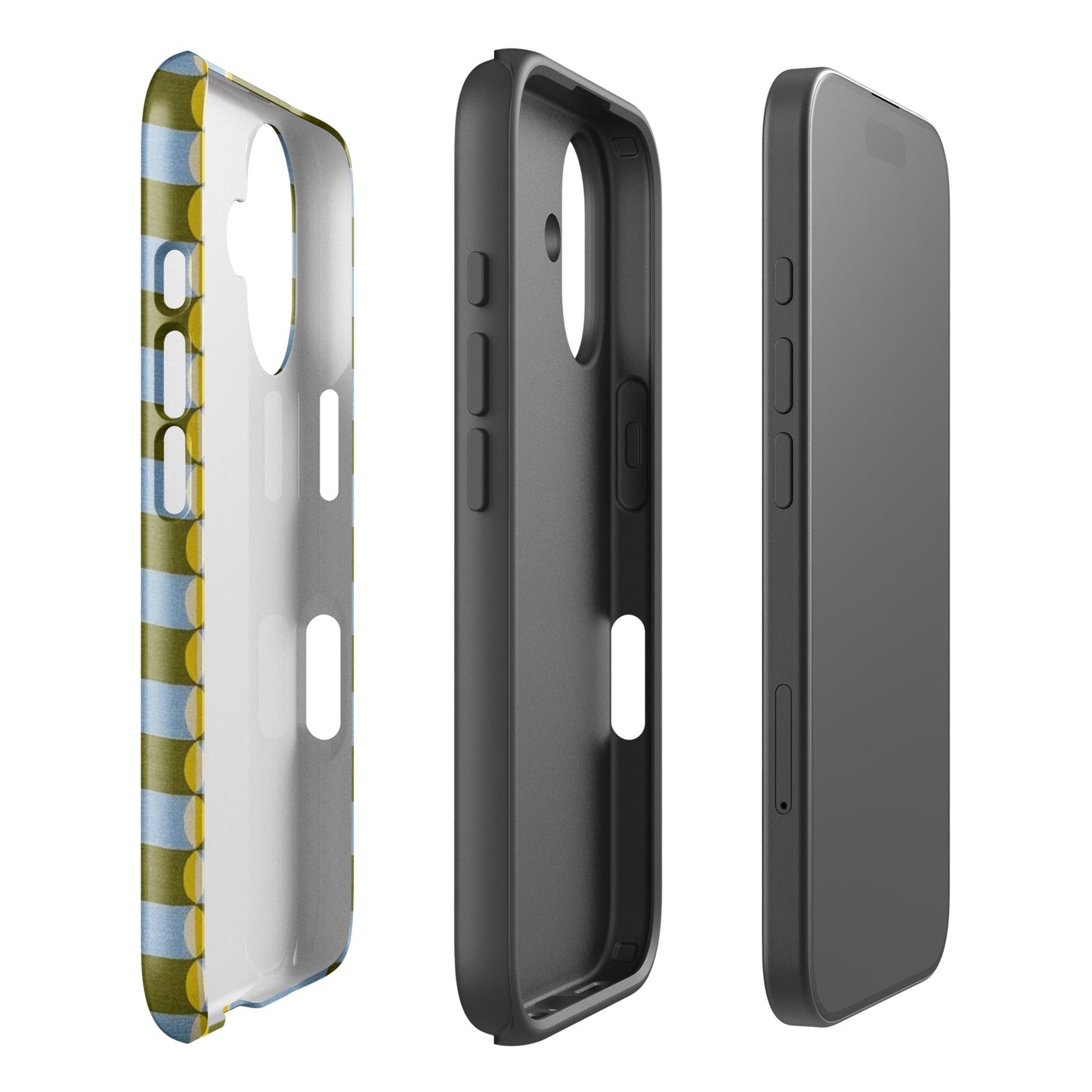 Olive Lines iPhone Case - Blunt Cases