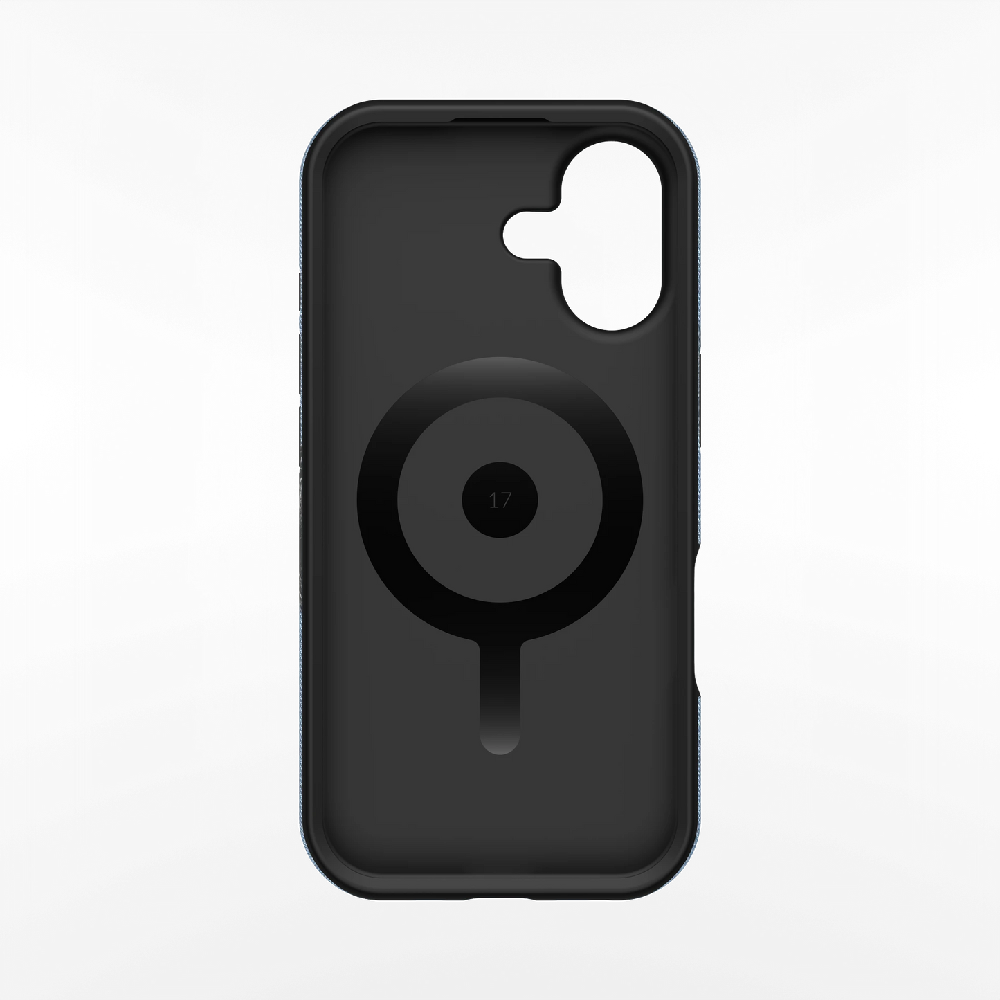 Denim Black Cross iPhone Case