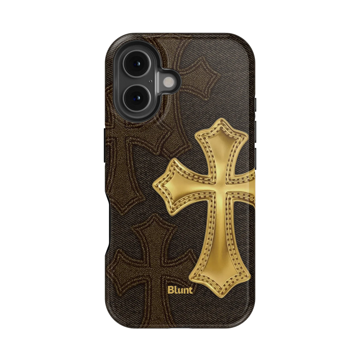 Gold Cross iPhone Case