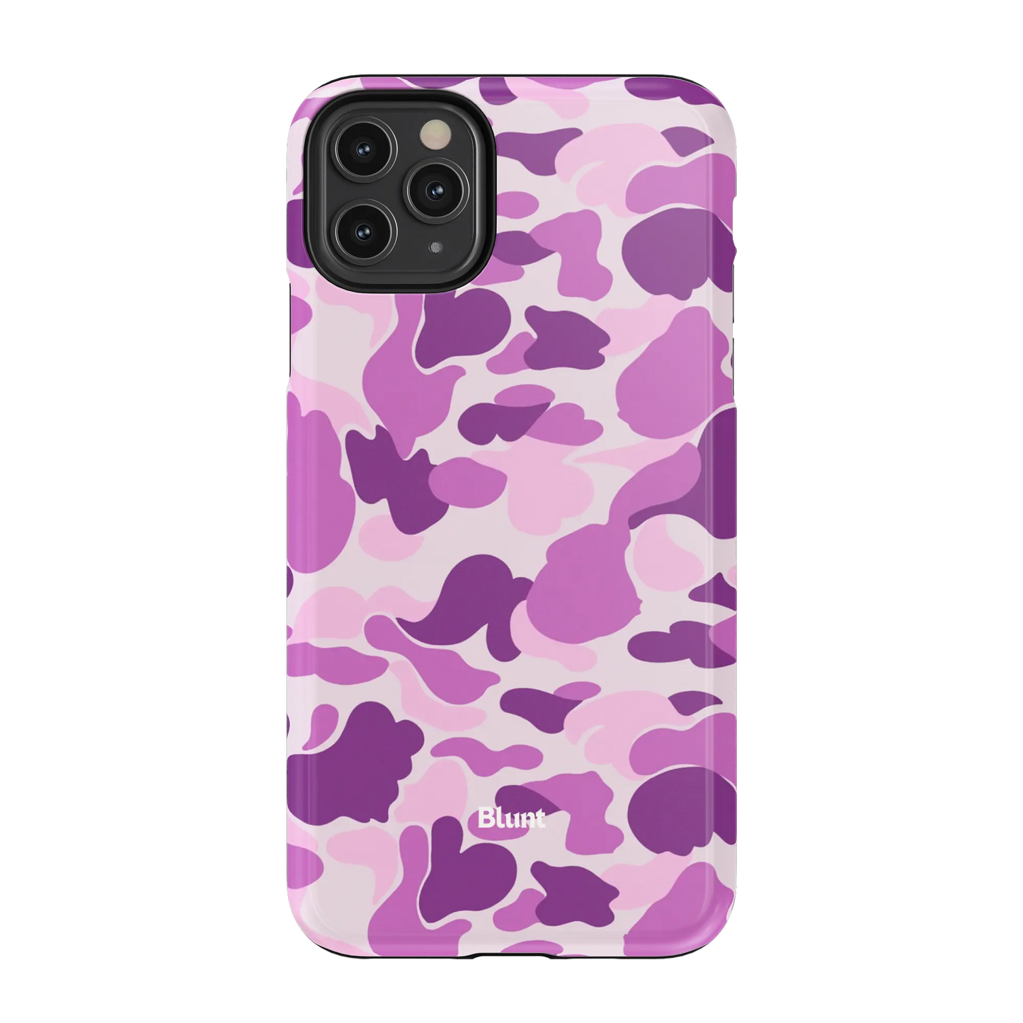 Purple Camo iPhone Case