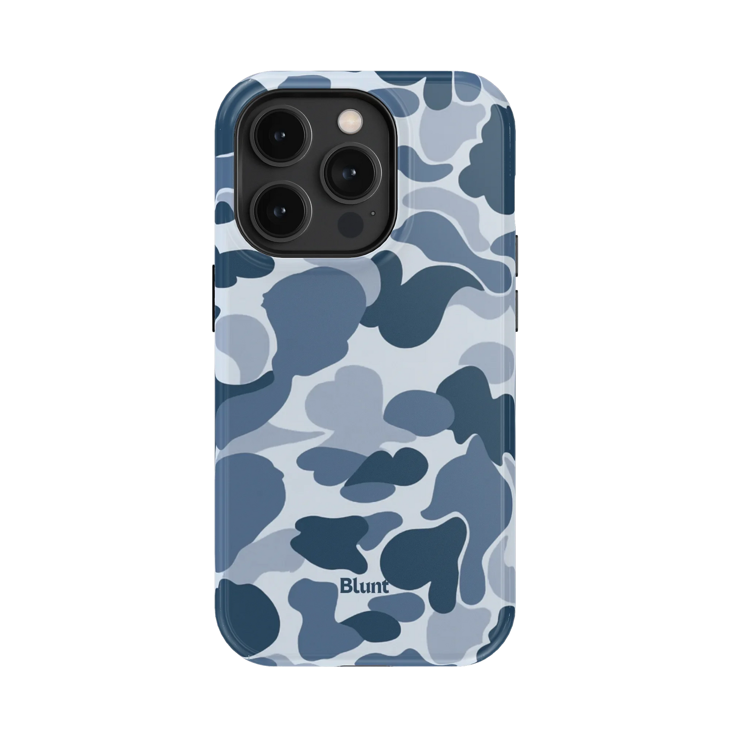 Bluish Camo iPhone Case