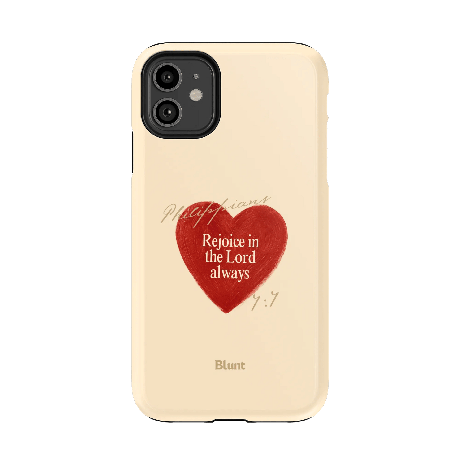 Philippians 4:4 iPhone Case - Blunt Cases