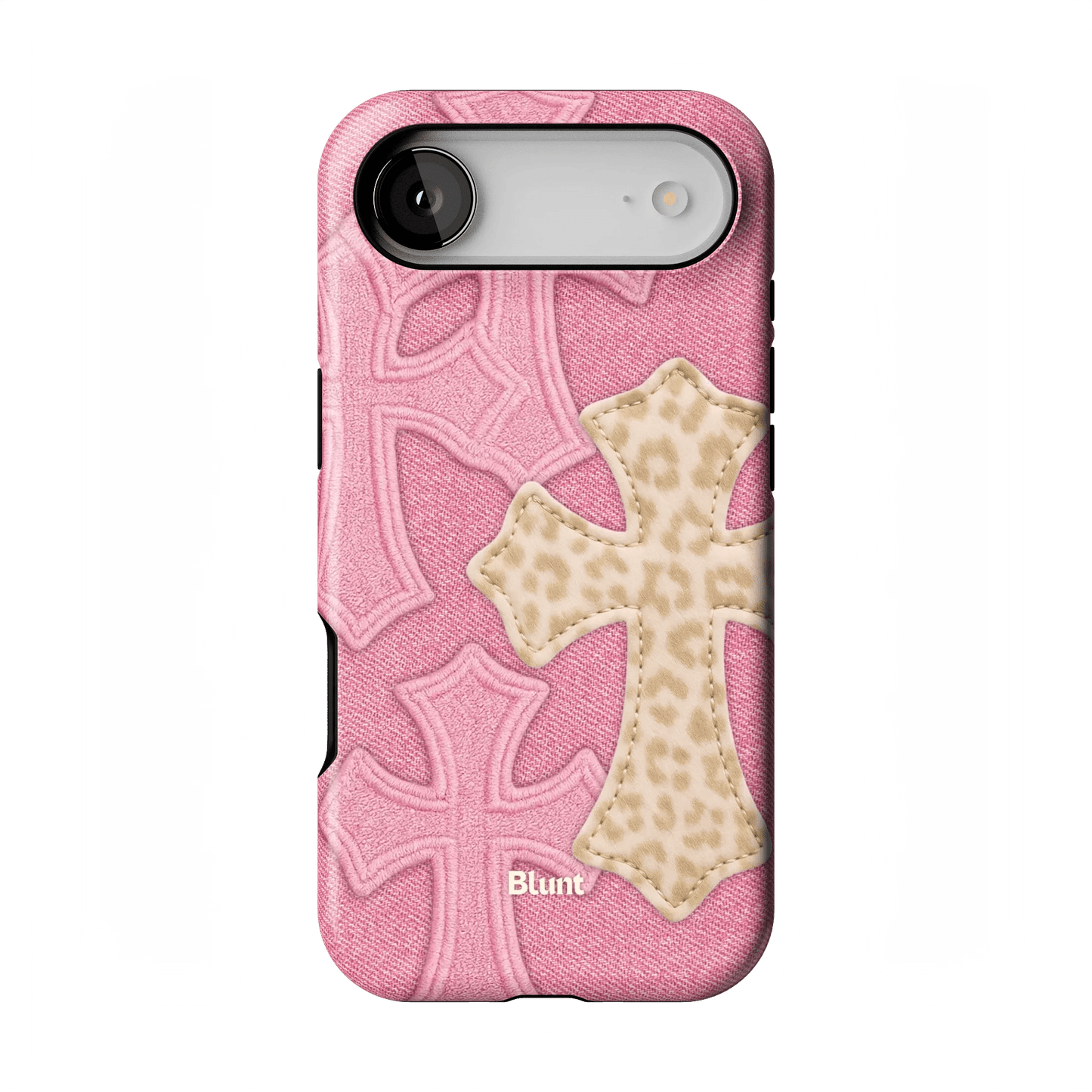 Pink Cheetah Cross iPhone Case - Blunt Cases