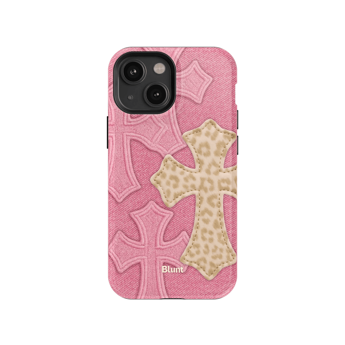 Pink Cheetah Cross iPhone Case - Blunt Cases