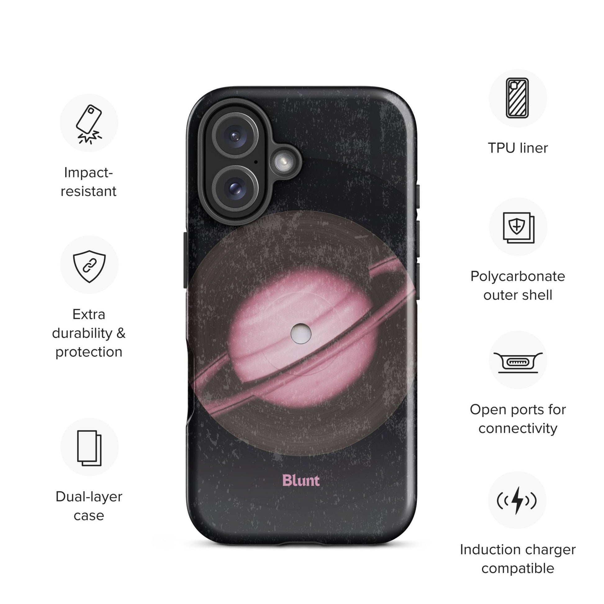 Pink Frequency iPhone Case - Blunt Cases